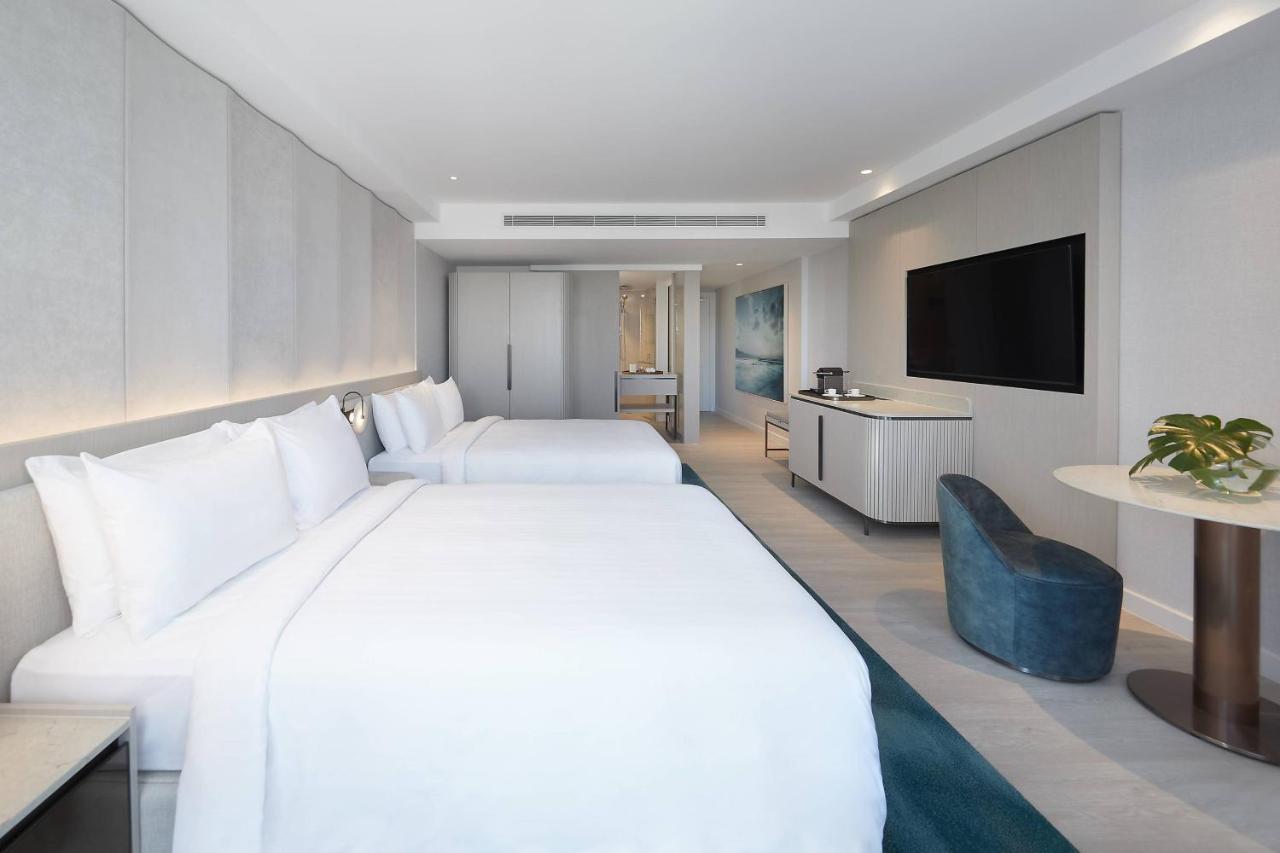 Double Room with Two Double Beds and Mountain View