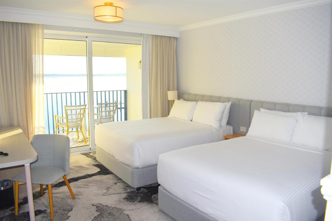 Water View with Two Double Beds