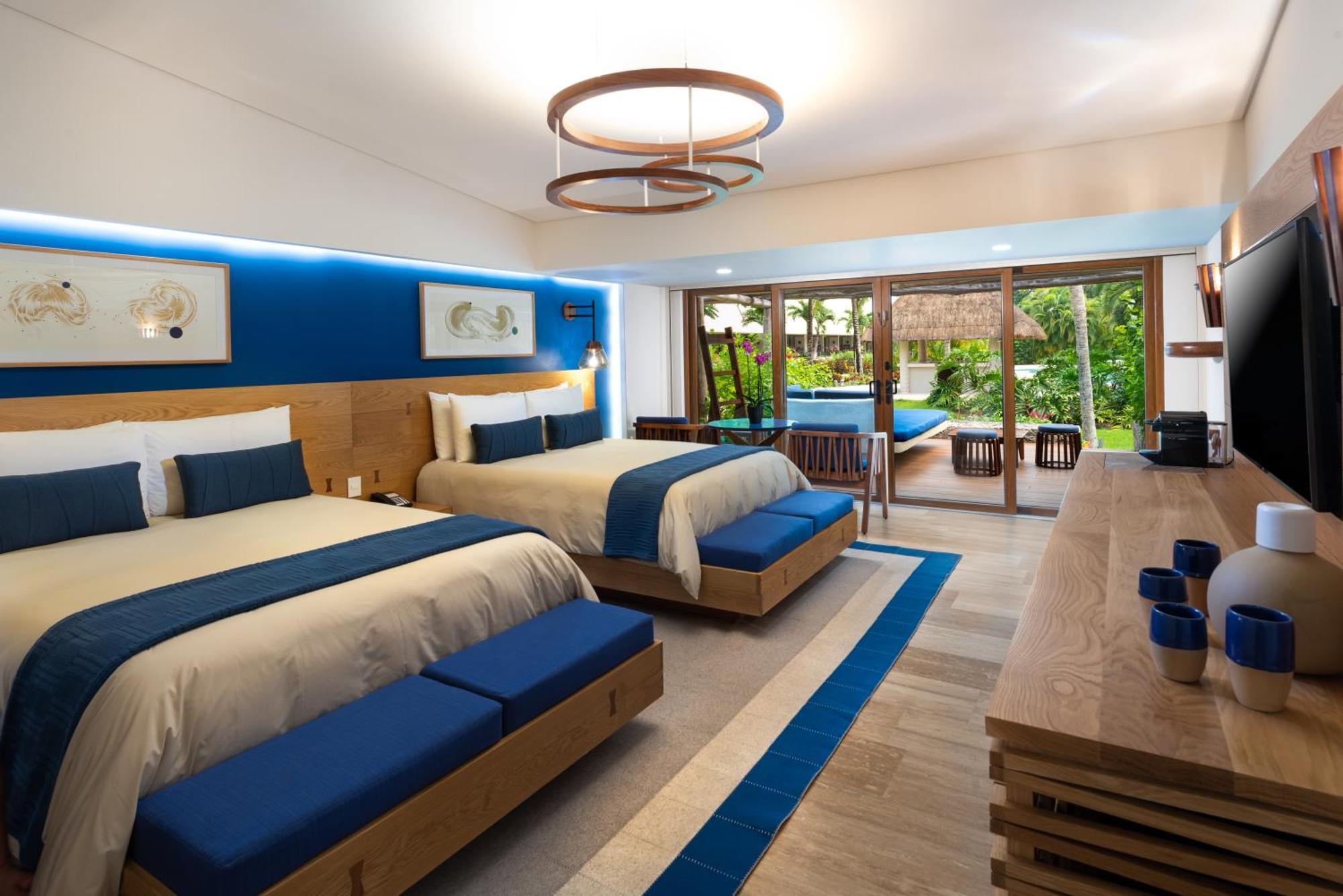 Premium pool access Two Double Beds