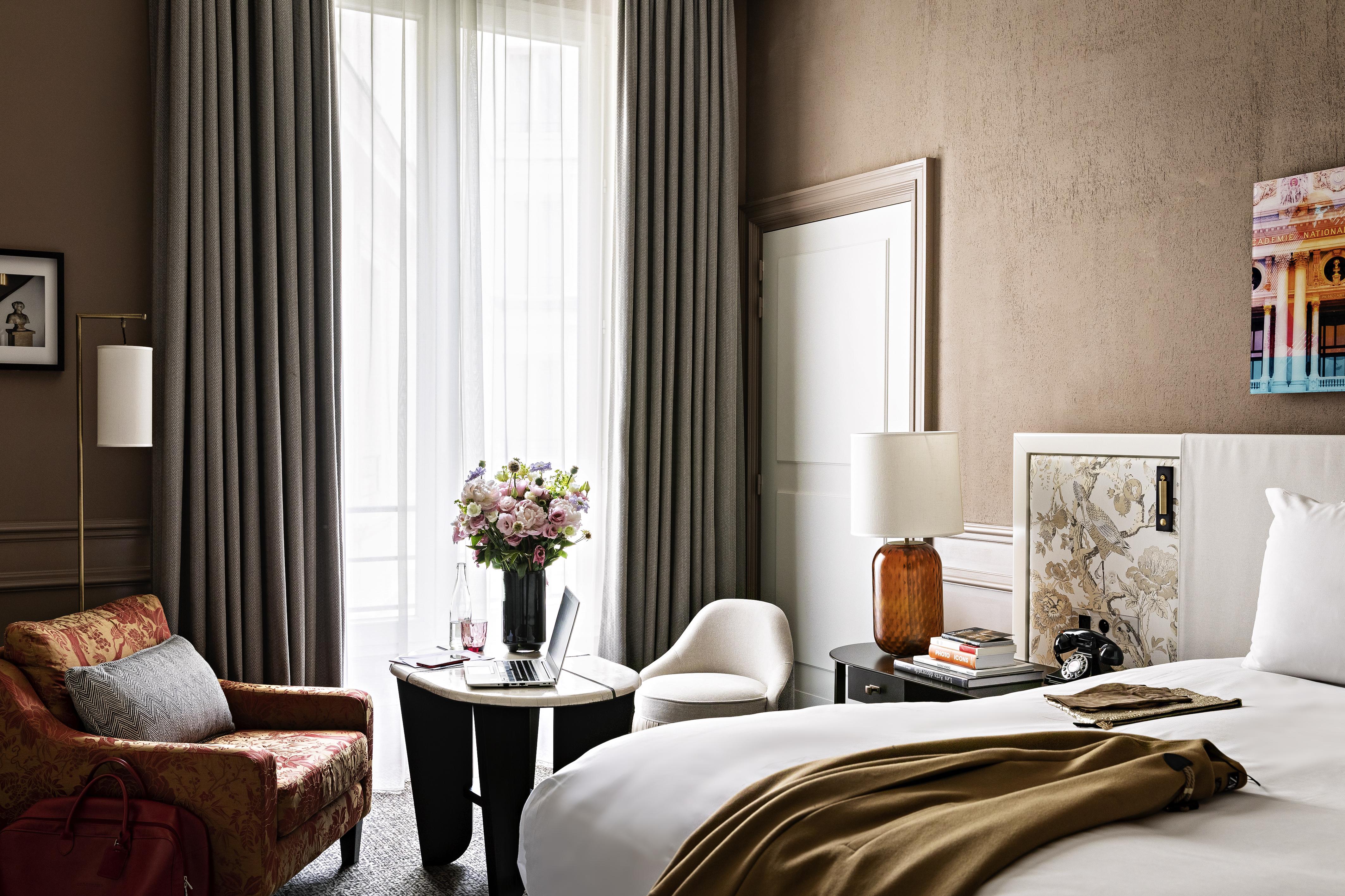 Premium Luxury Queen Room with One Queen Bed and Courtyard or Rue Scribe View,1758518430:JPEG