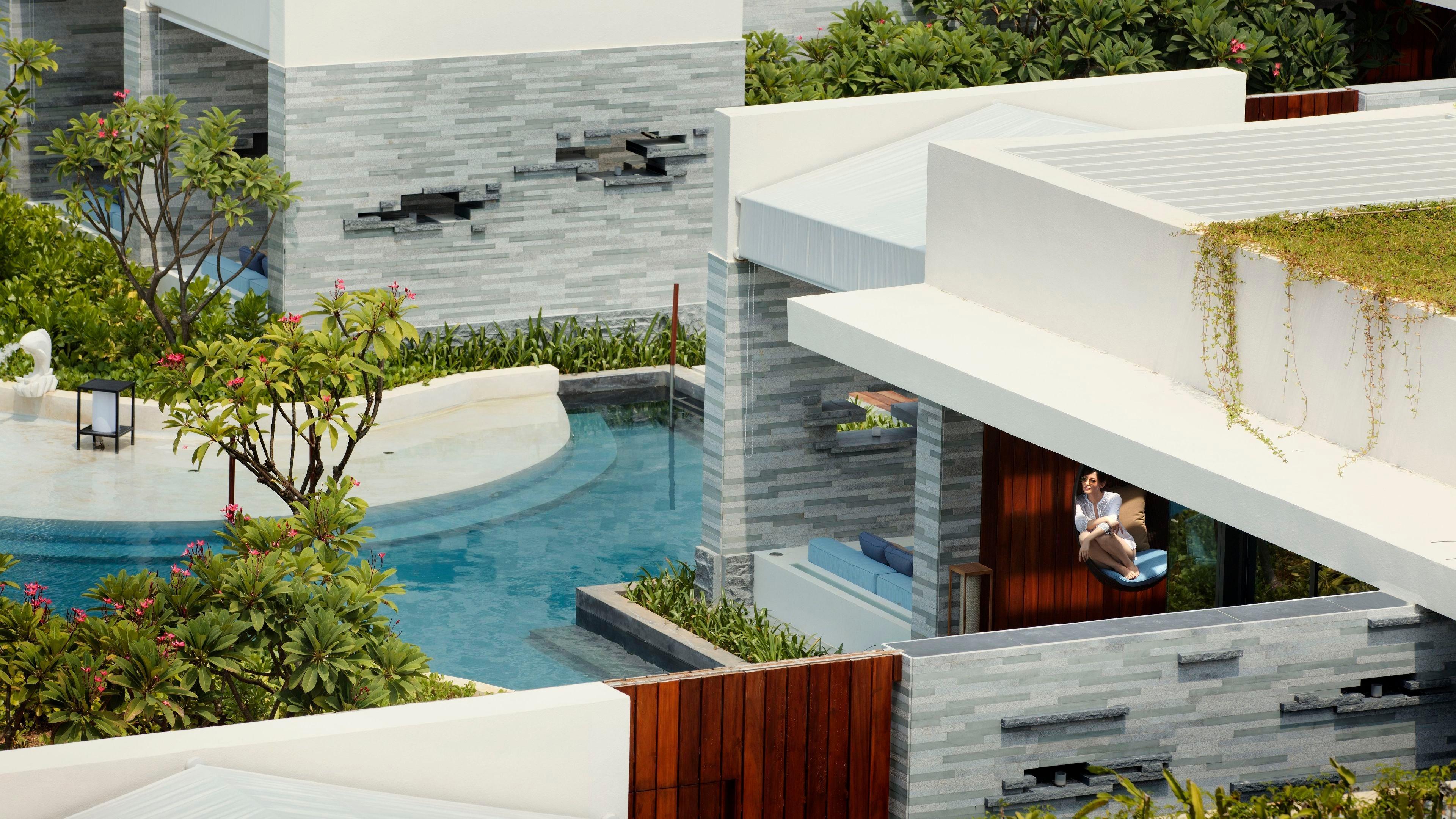 1 King bedroom Villa outdoor Living Area