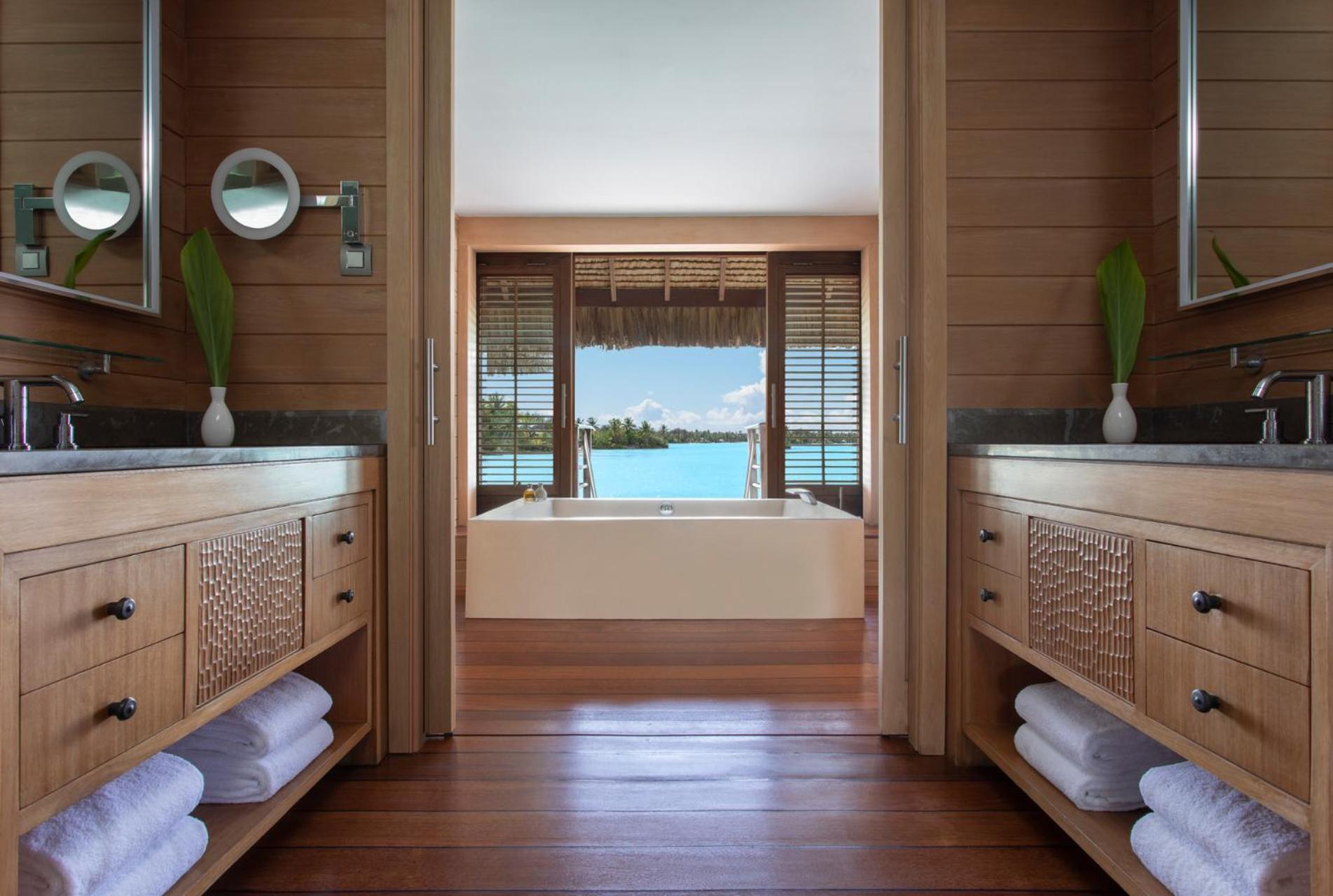 One Bedroom Beach View Over Water Bungalow Suite King Bed