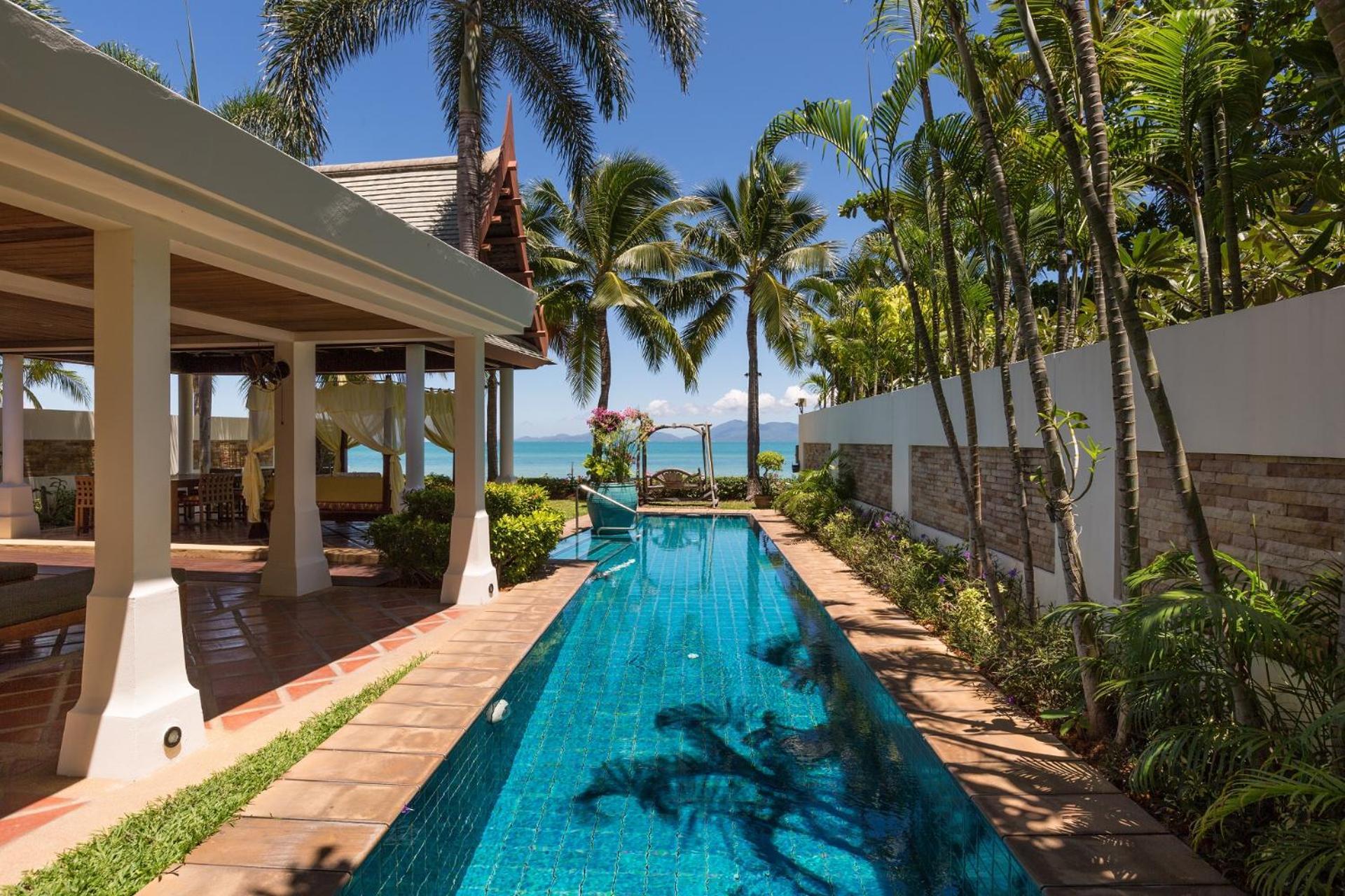Four-Bedroom Beachfront Villa