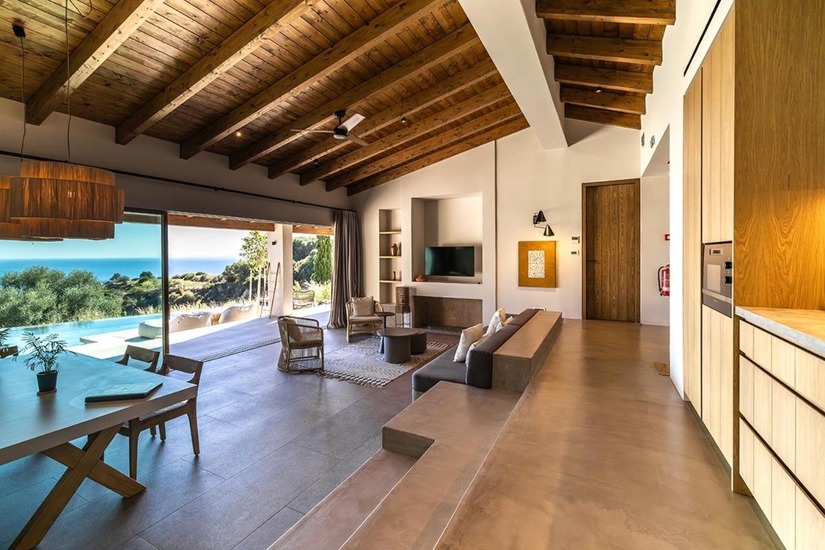 Eliamos Sea View Three Bedroom Villa Outdoor Private Pool