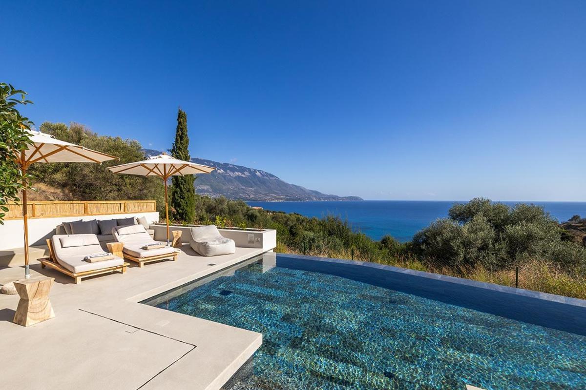 Eliamos Sea View Three Bedroom Villa Outdoor Private Pool