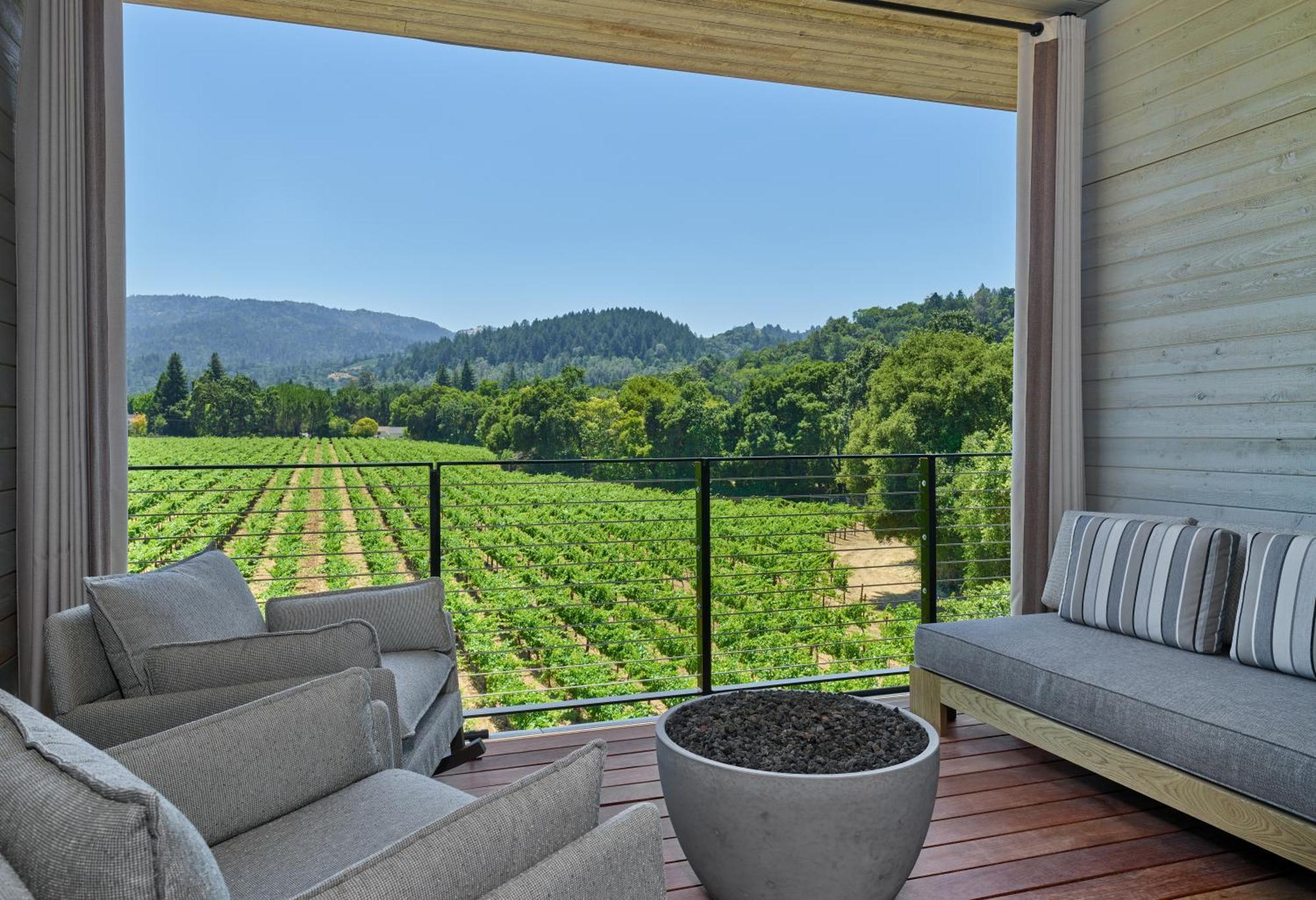 King Room with Vineyard View, Terrace and Shower - Mobility Access