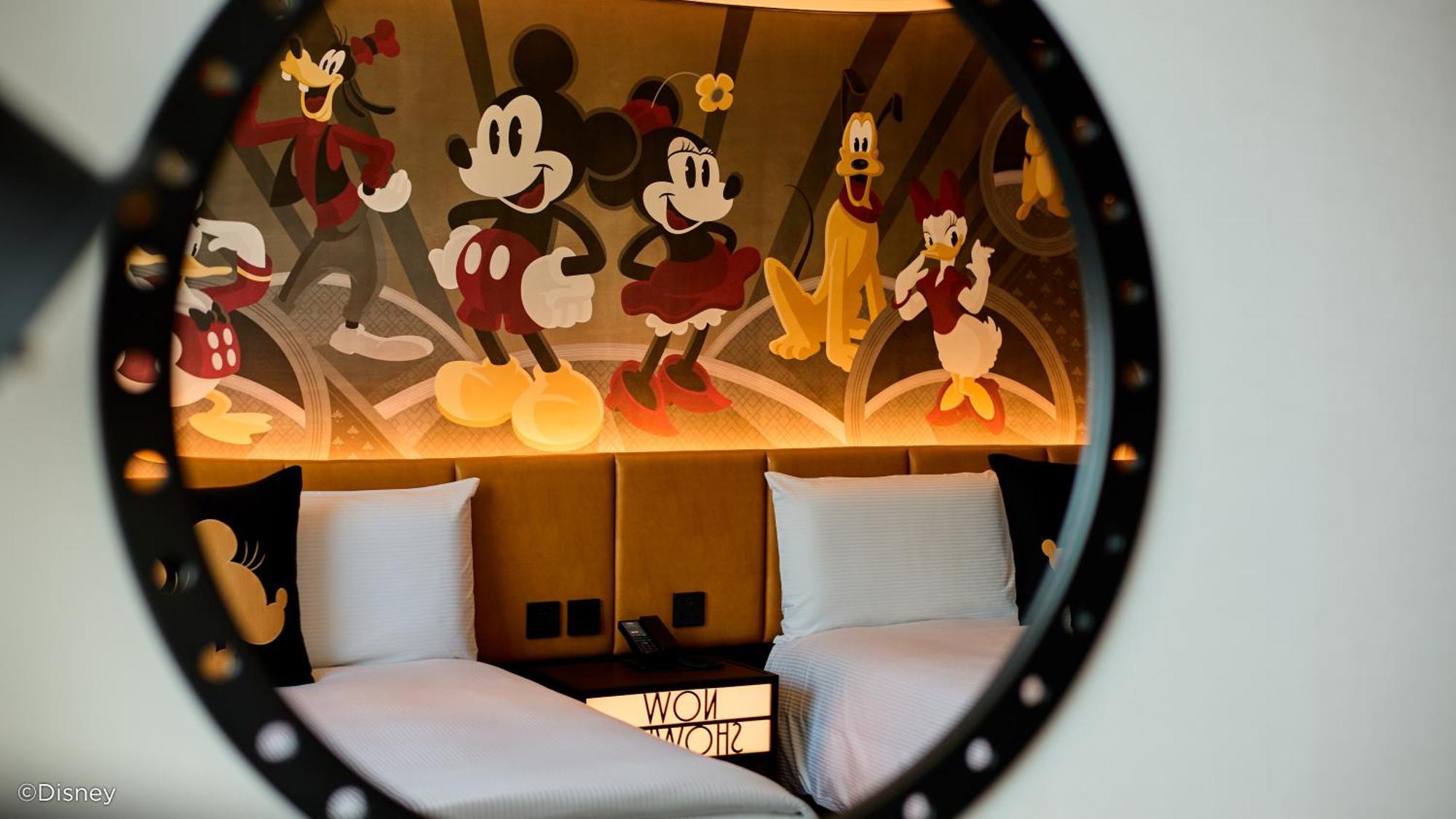 "Mickey Friends" Standard Room King Bed or Two Double Beds