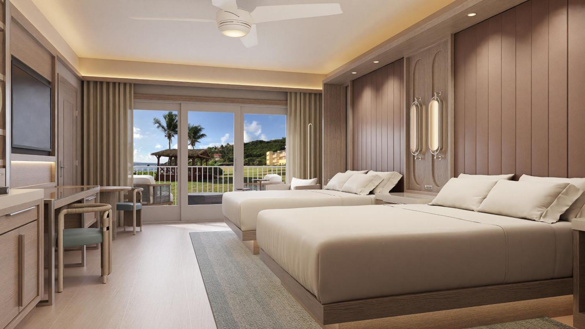 Deluxe Queen Room with Two Queen Beds and Balcony - Ocean View,1530528634:JPEG