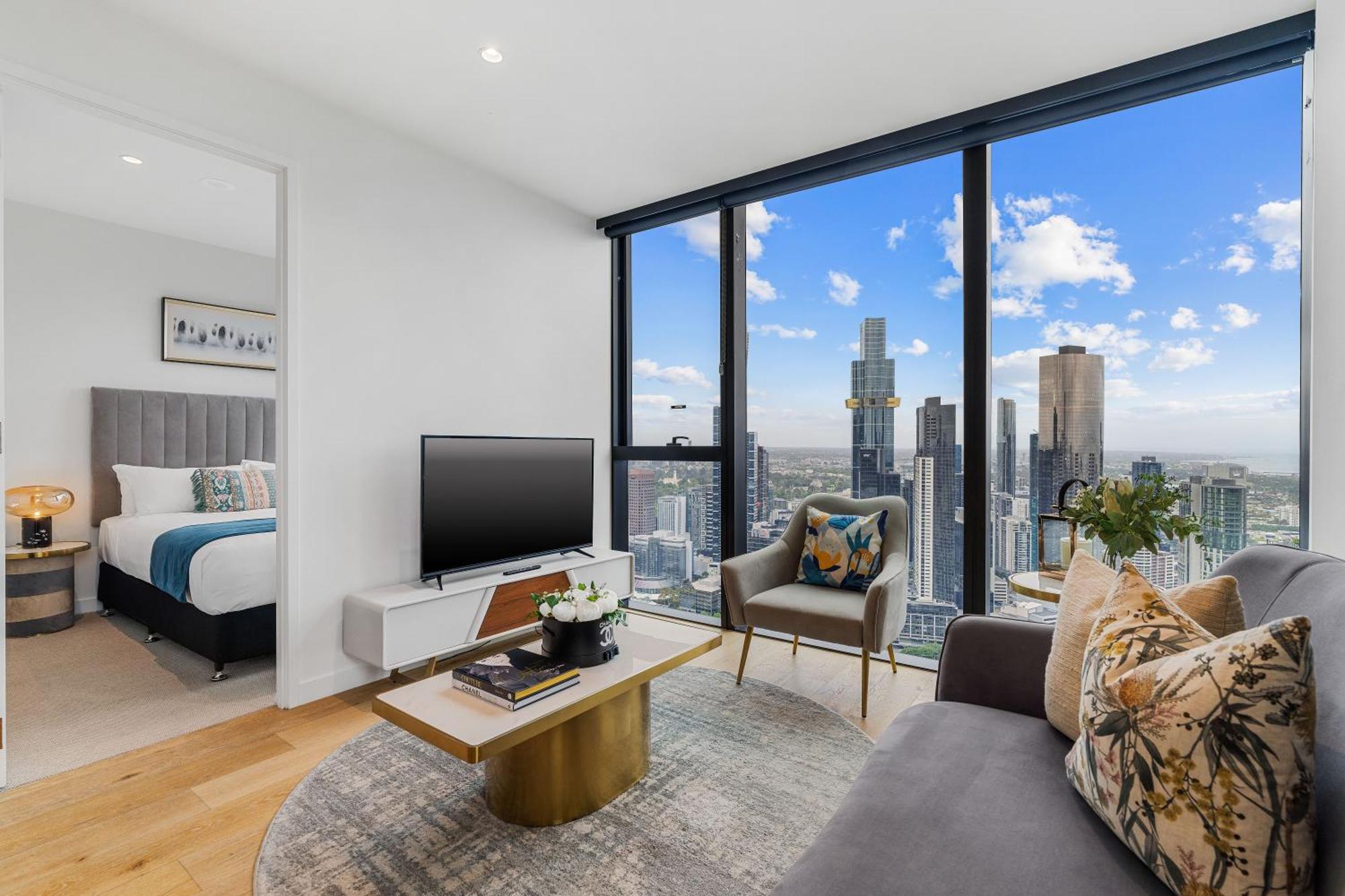 Two Bedroom Two Bathroom City View Apartment