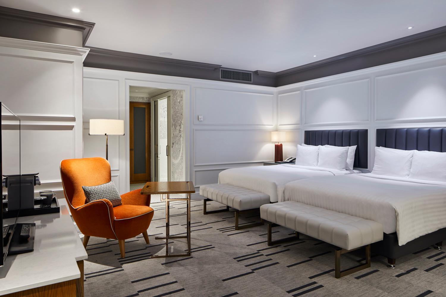 Deluxe Doppelzimmer mit 2 Doppelbetten