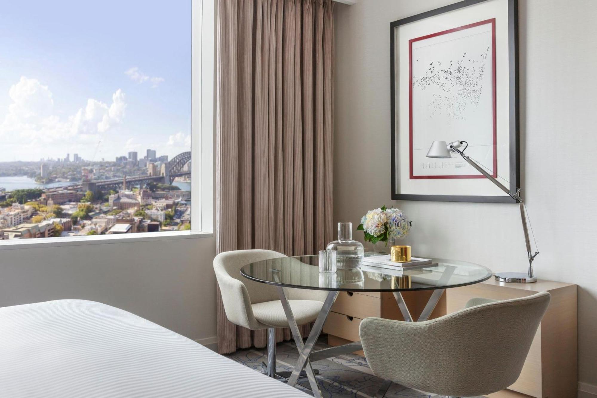 Guest room 1 King Bed Harbour Bridge View