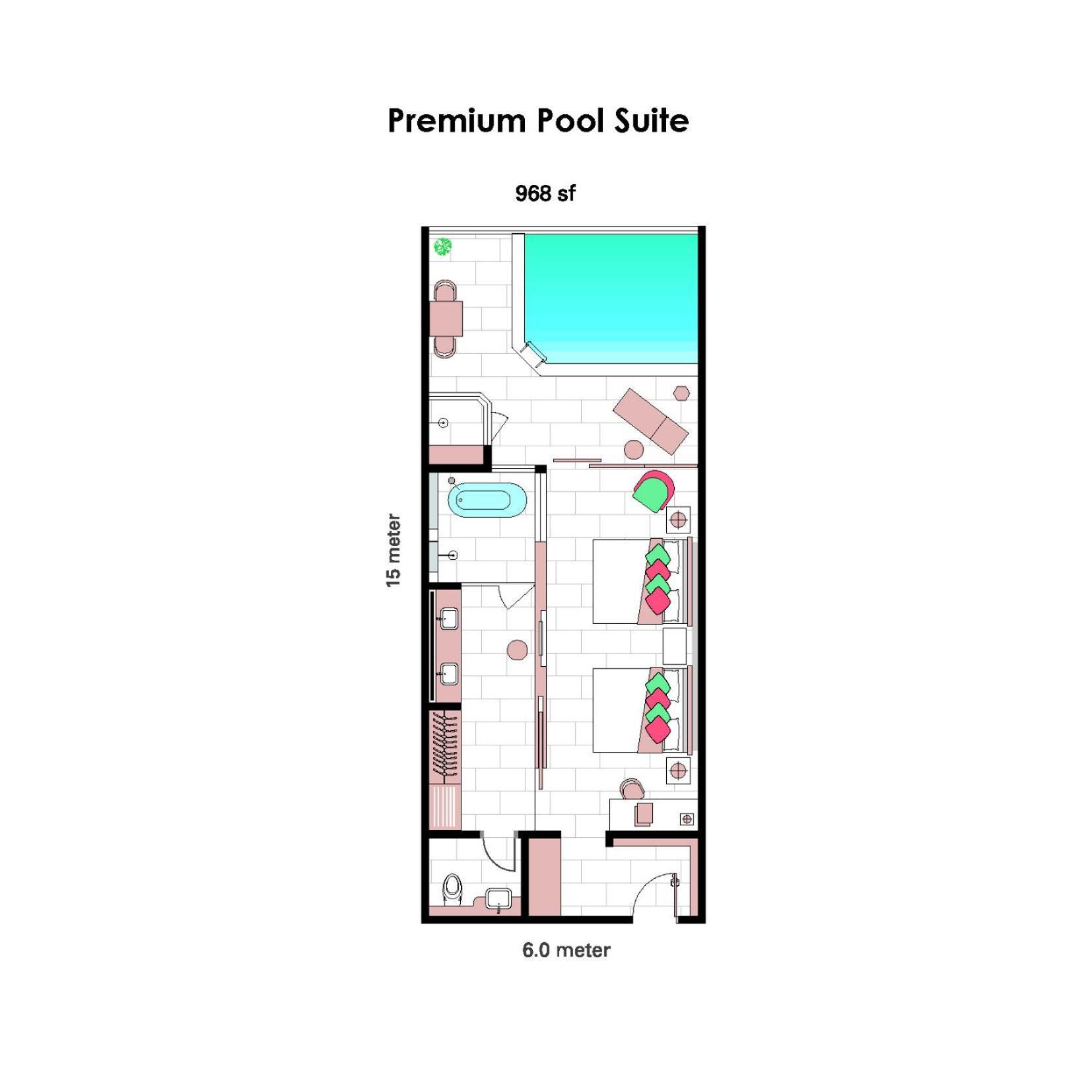 Premium Pool Suite