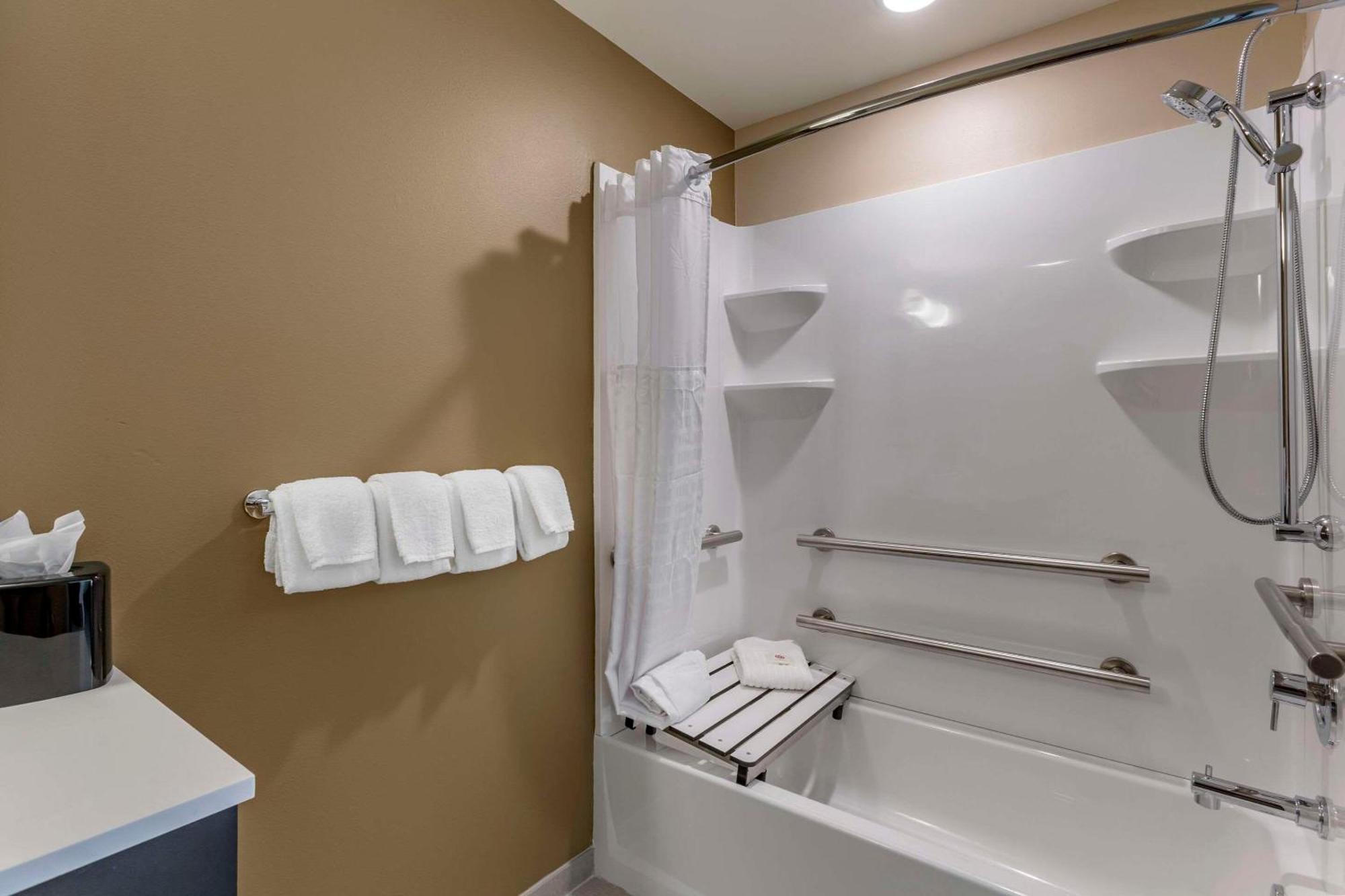 King Suite Walk Shower Accessible or Non-Smoking