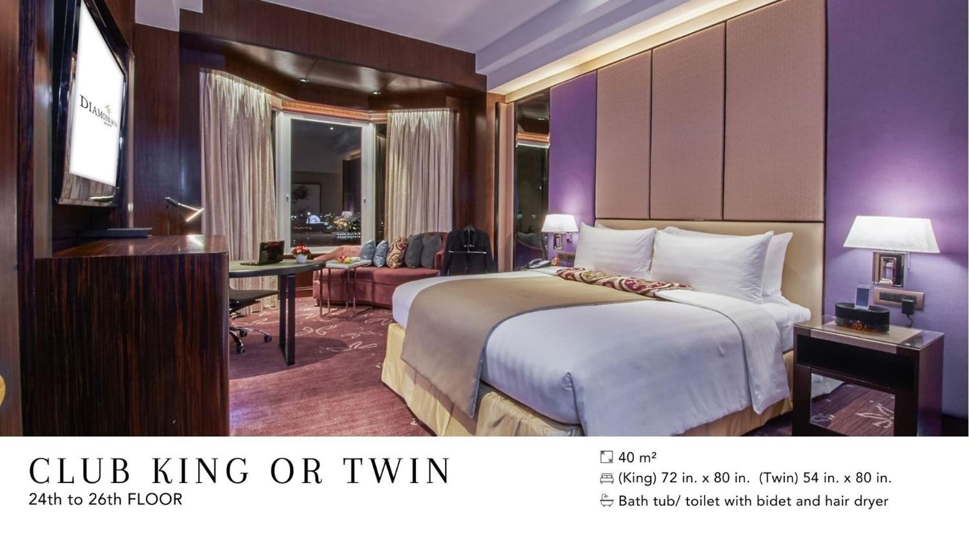 Diamond Club Twin Room Non-Smoking