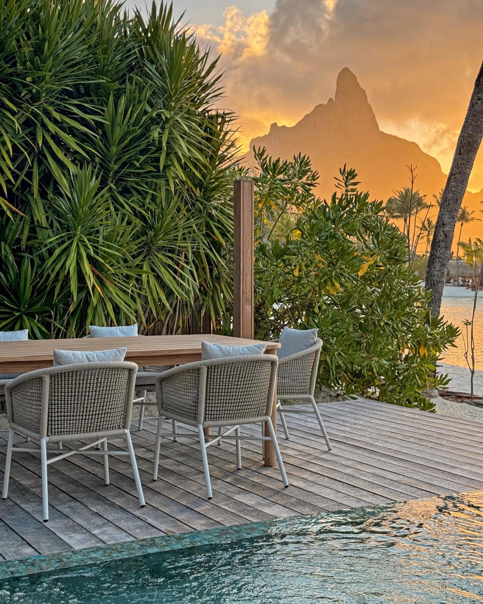 Strandvilla mit 2 Schlafzimmern, Blick auf die Lagune und Tauchbecken