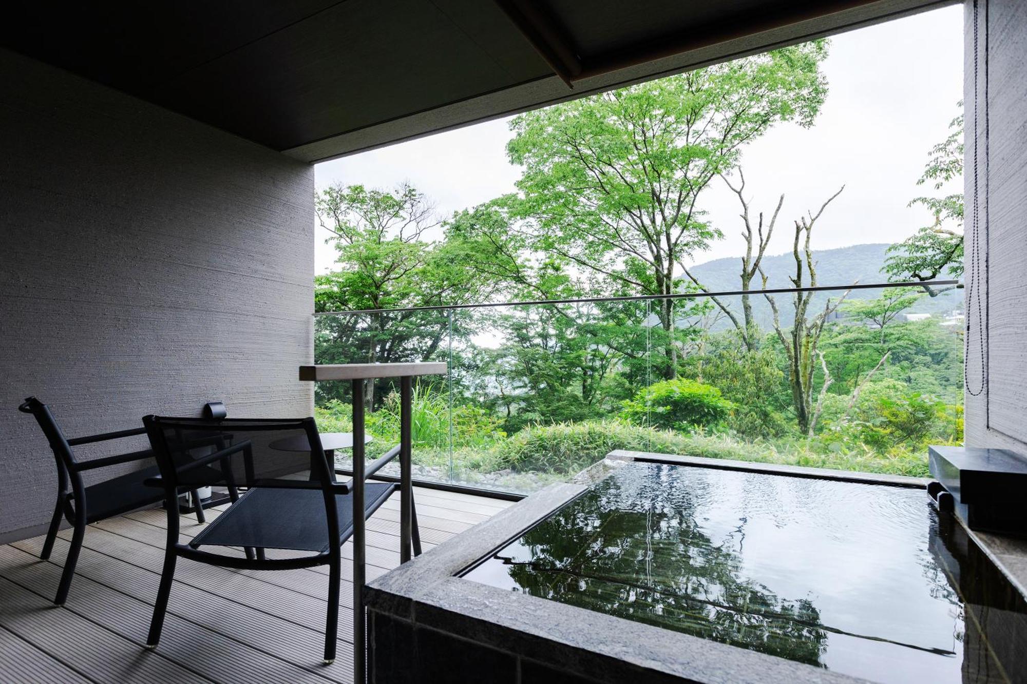 West Wing-Twin Room Open-Air Bath Western Style or Japanses Entry 1700～1800