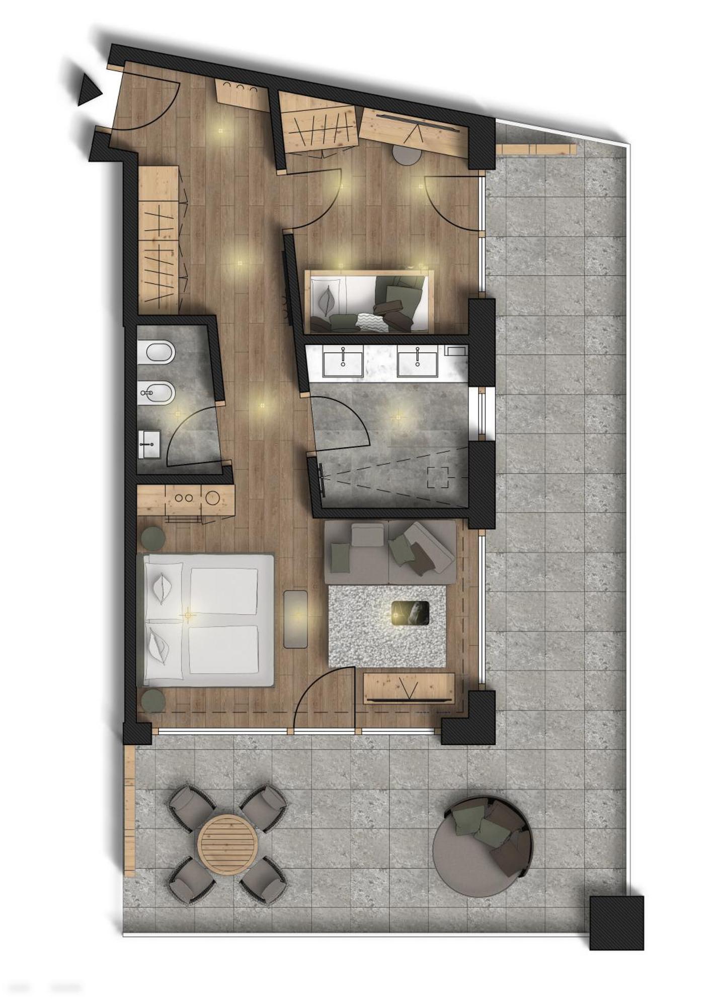 Familiekamer met Uitzicht op het Meer