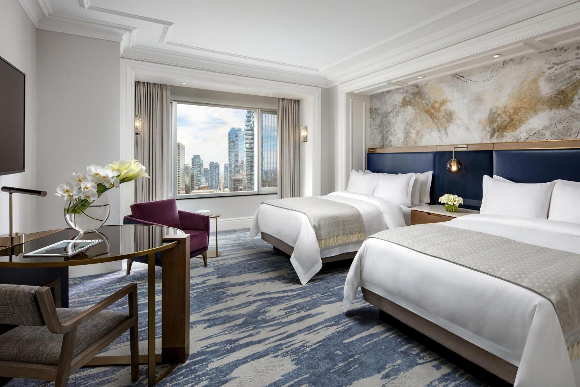 Superior Two Double Beds Guest room 2 Double City view