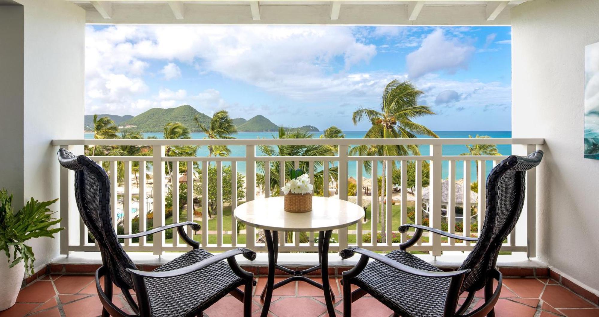 Habitación Ático Caribeña Luna de Miel con vistas a la playa - Planta club