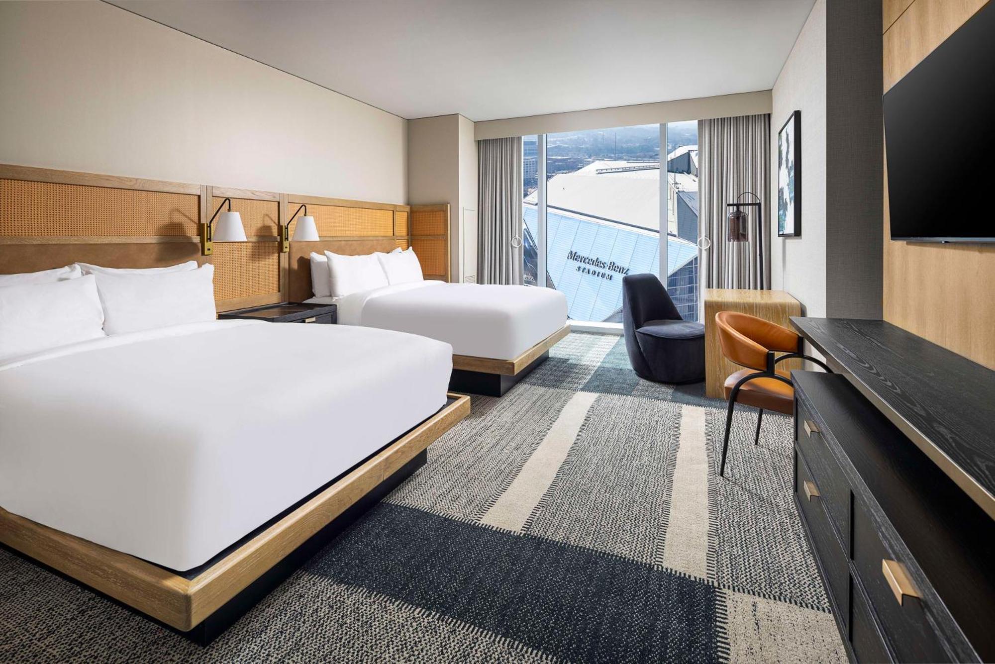 Queen Room Two Queen Beds Stadium View