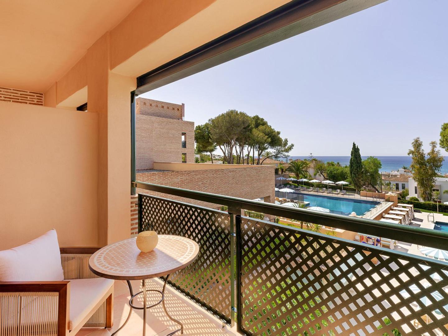 Deluxe Doppelzimmer mit Balkon und Meerblick