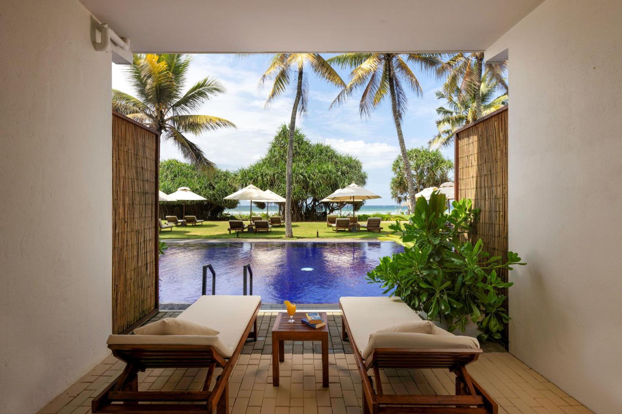 Luxury Sea View room Direct Pool Access Terrace Early check or Late check out on availability on Food or Beverages & Balinese Spa