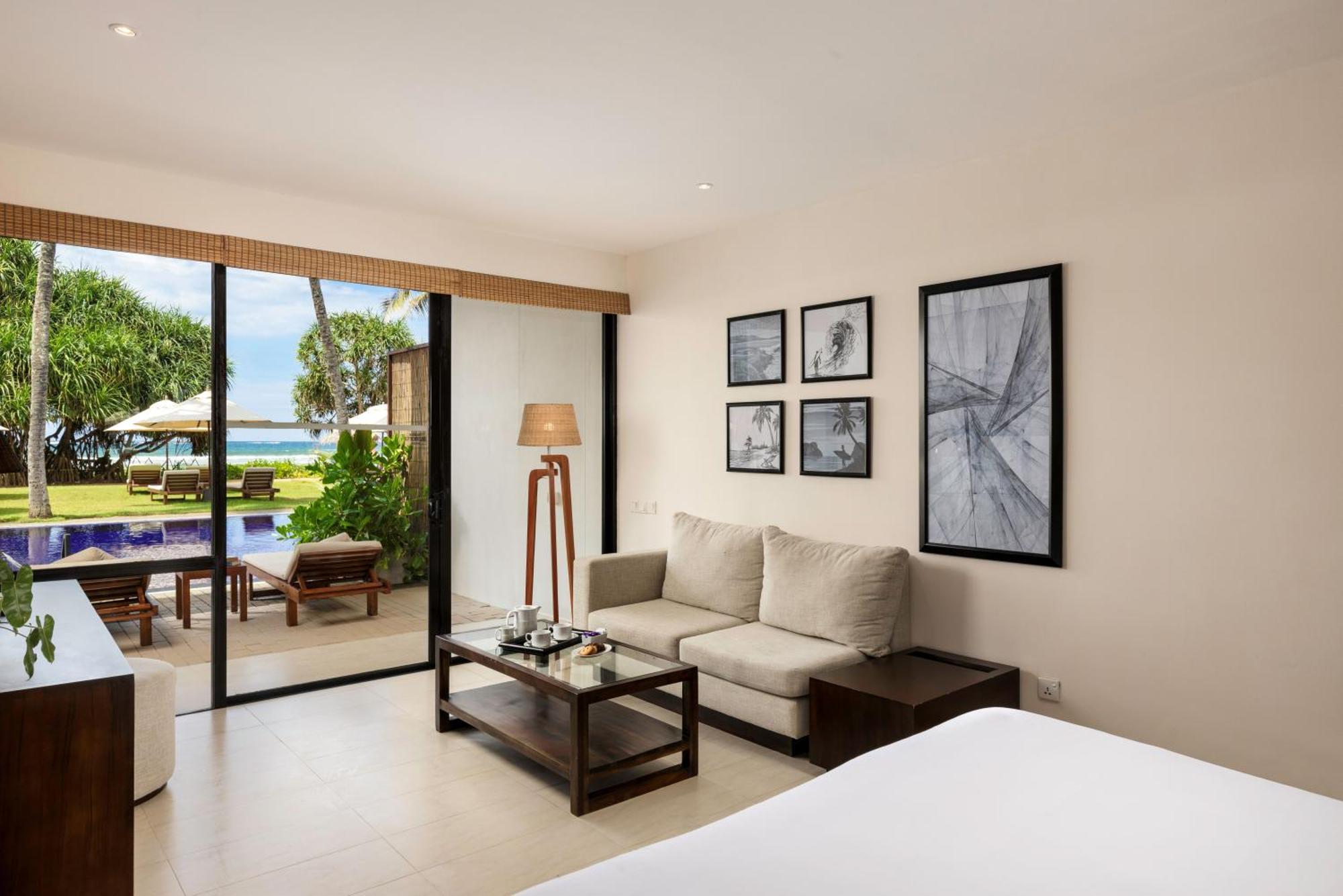 Luxury Sea View room Direct Pool Access Terrace Early check or Late check out on availability on Food or Beverages & Balinese Spa