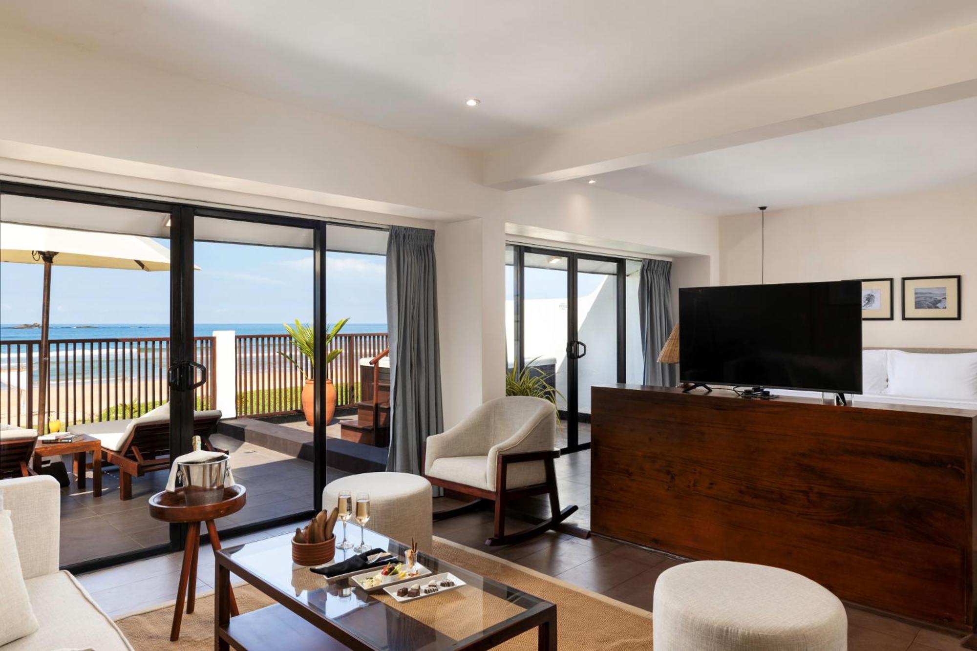 Luxury Suite Sea View Balcony Early check or Late check out on availability on Food or Beverages & Balinese Spa