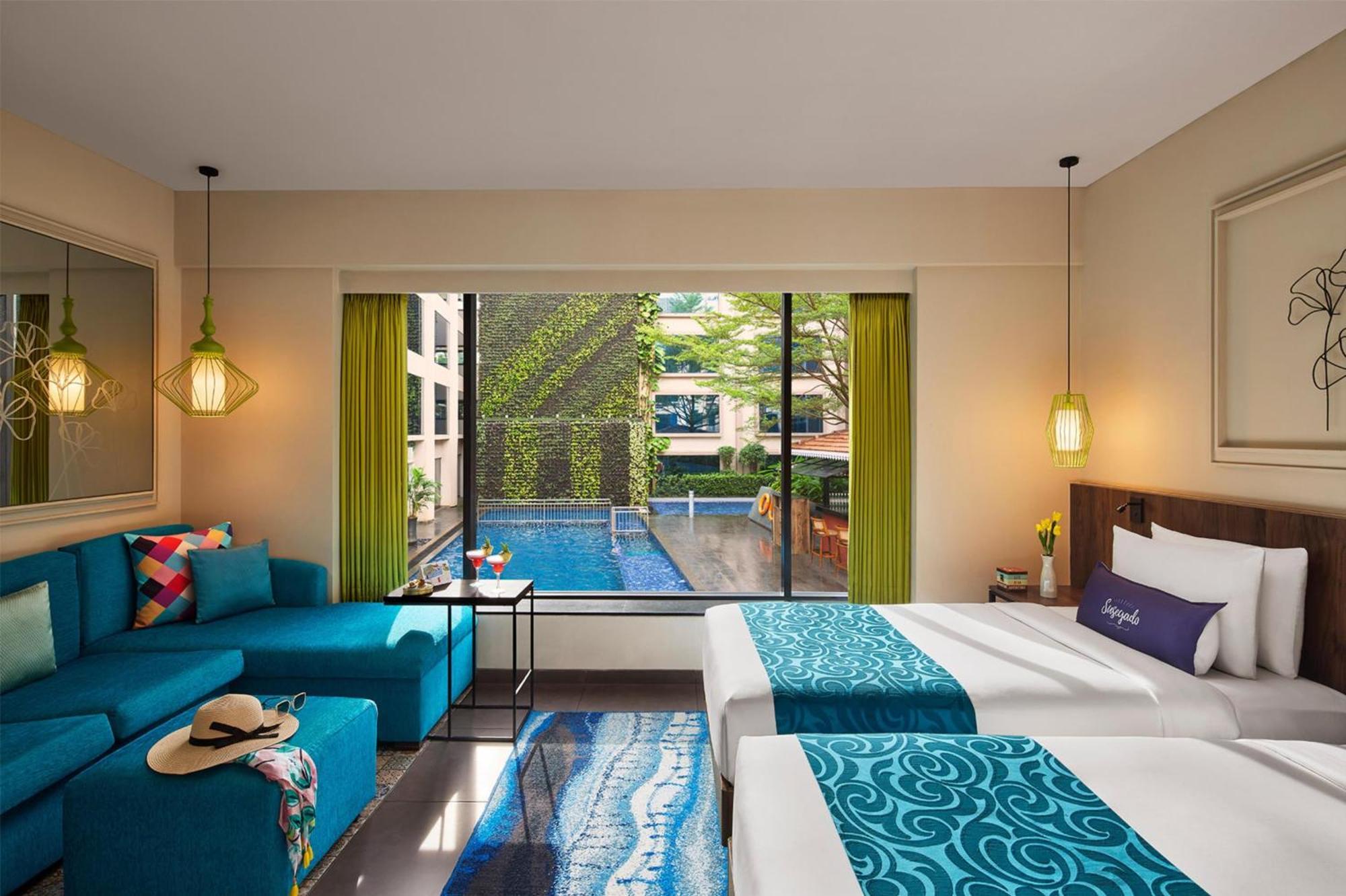 Twin Room Pool View on F&B Spa