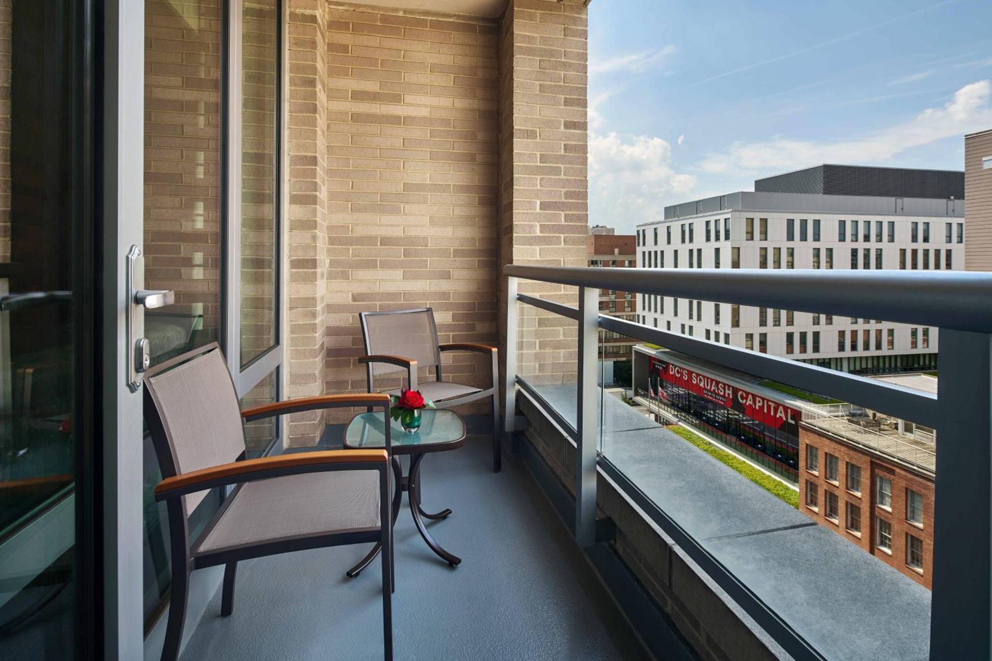 Premier Double Room Two Double Beds City View Balcony