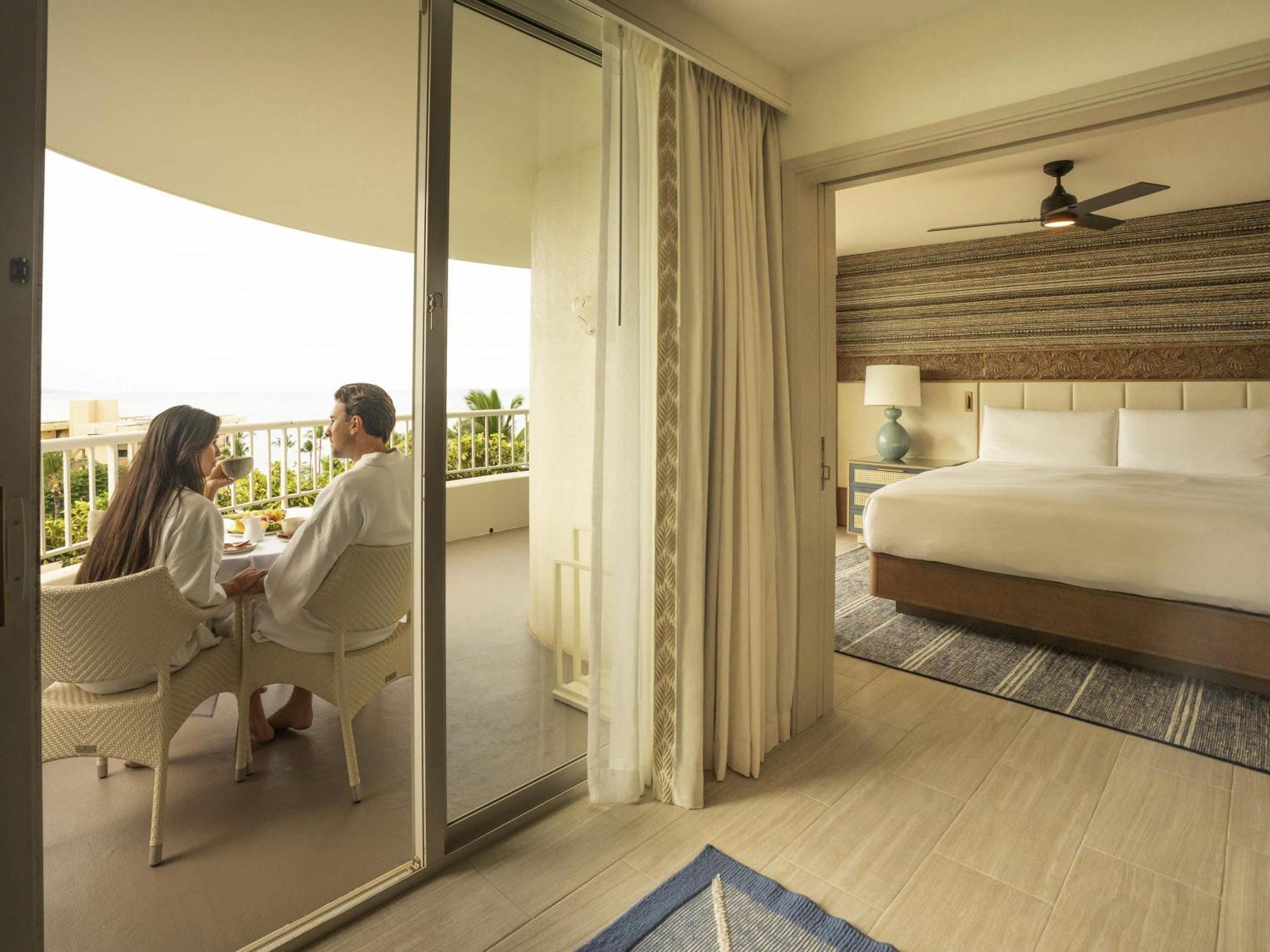 Signature Suite mit Kingsize-Bett, Schlafsofa und Meerblick