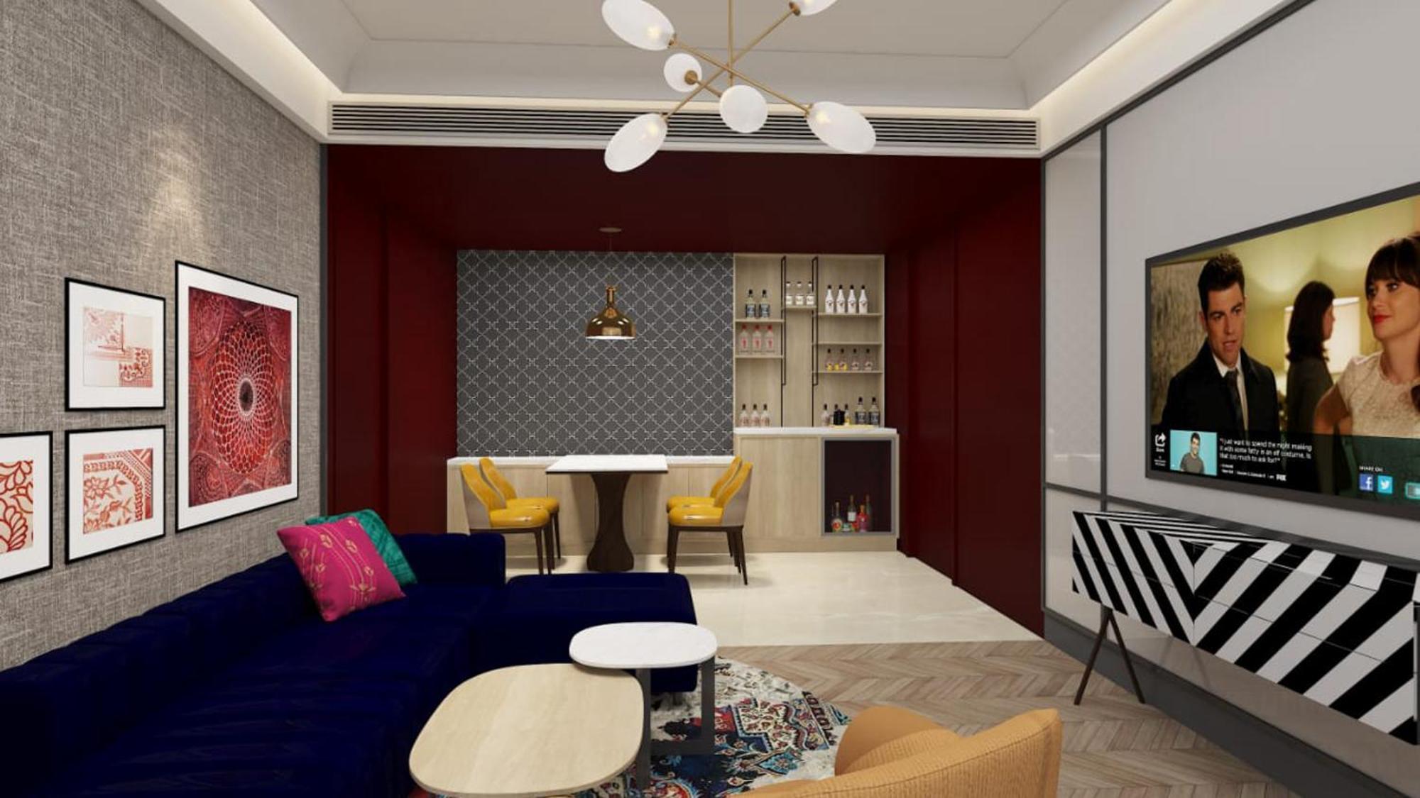 Executive Suite Room seating area terrace on food beverage spa laundry | 11 IMFL Happy Hours from 6 to 8 pm