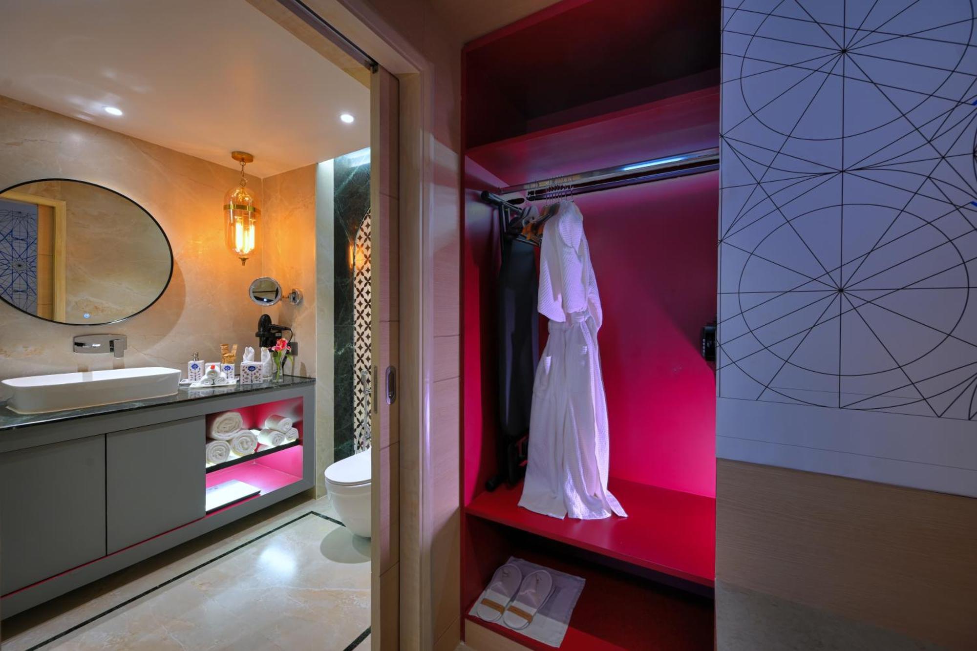 Executive Suite Room seating area terrace on food beverage spa laundry | 11 IMFL Happy Hours from 6 to 8 pm