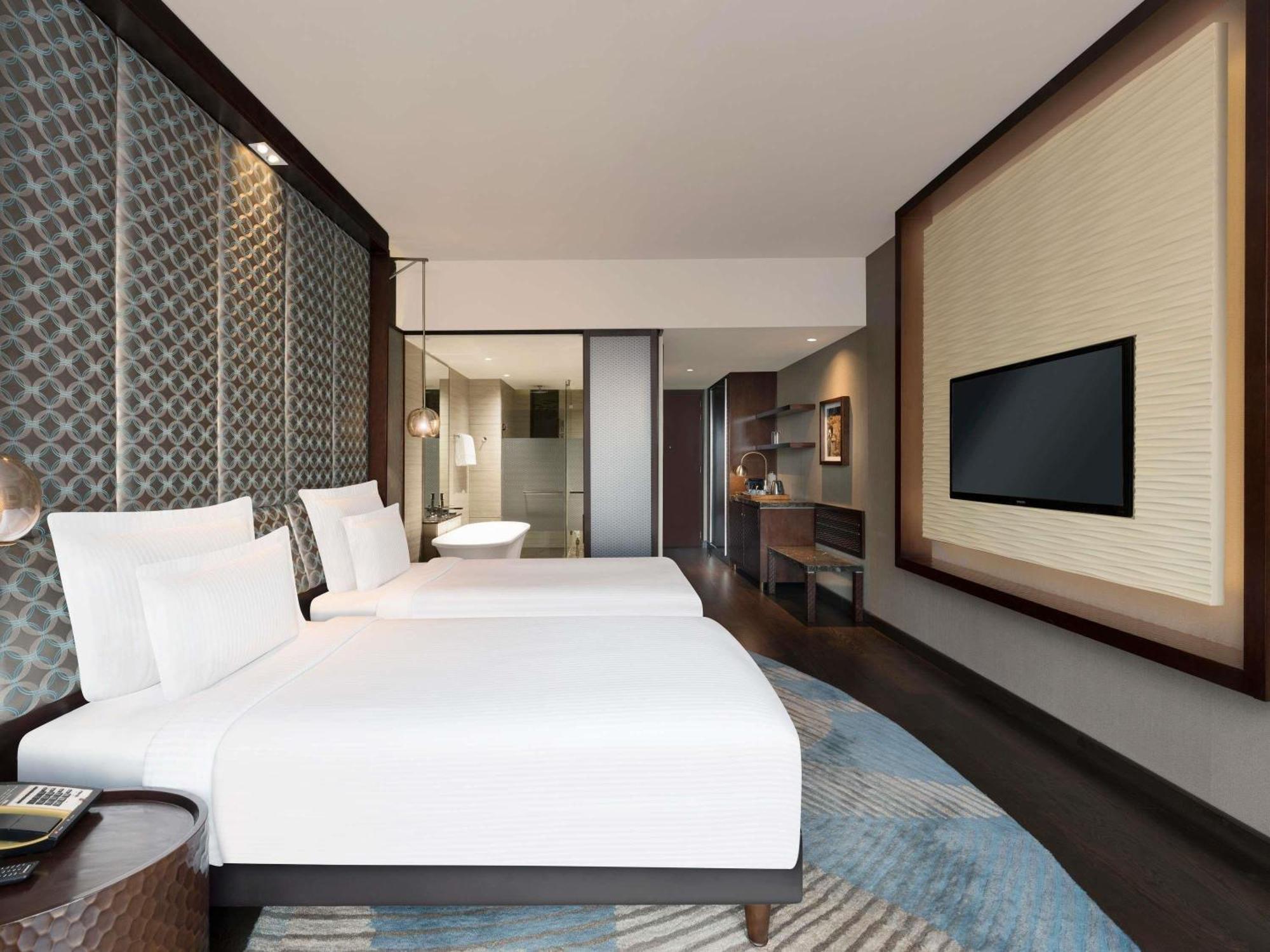 Executive Twin Room - City Side with 20% discount on food, beverages, spa and laundry | Complimentary one way airport transfer | Lounge access and cocktail hours