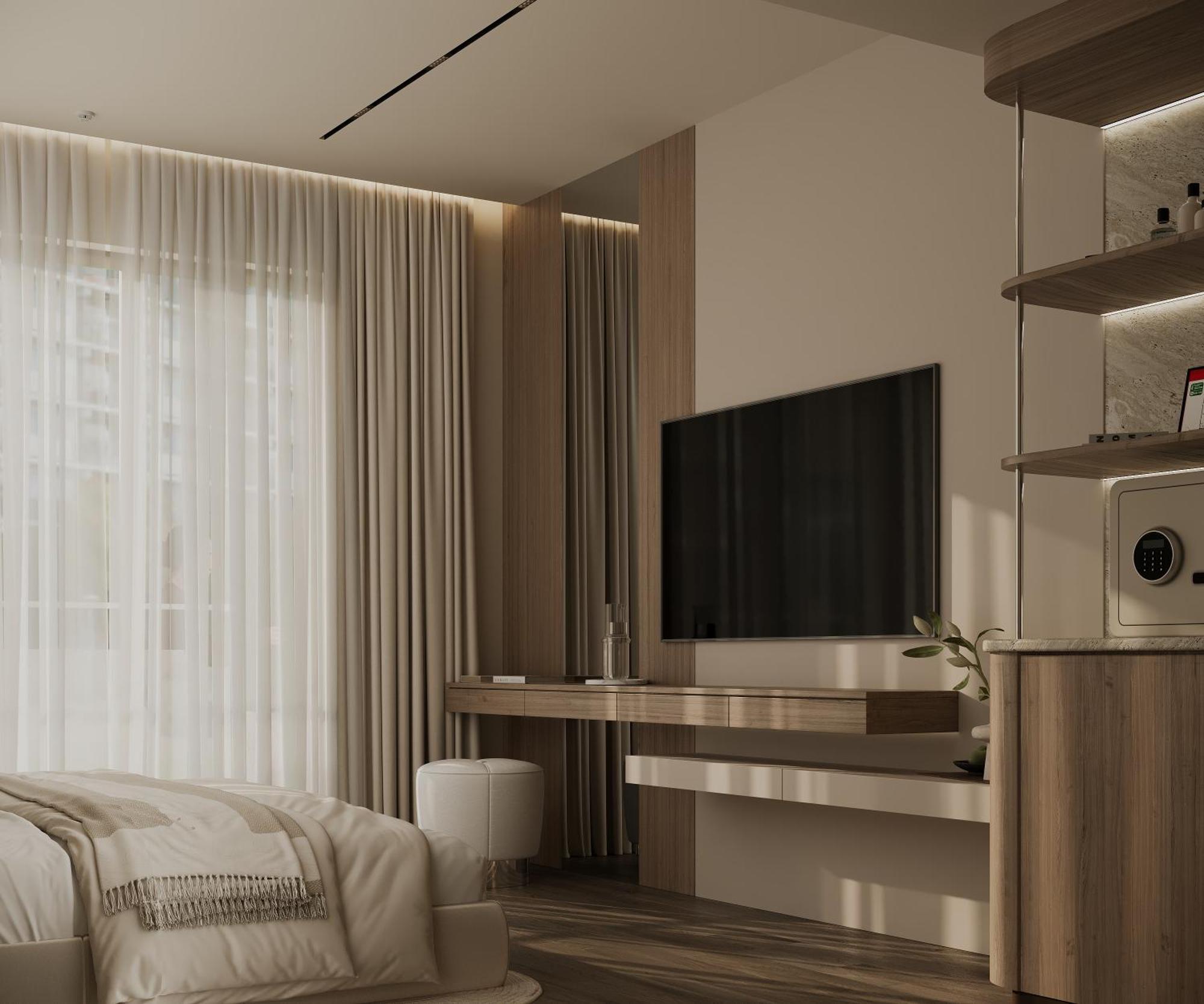 Standard Zimmer mit Kingsize-Bett