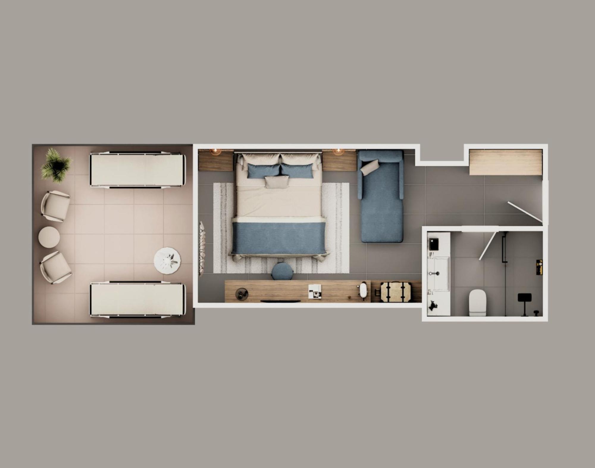 Triple Room Terrace