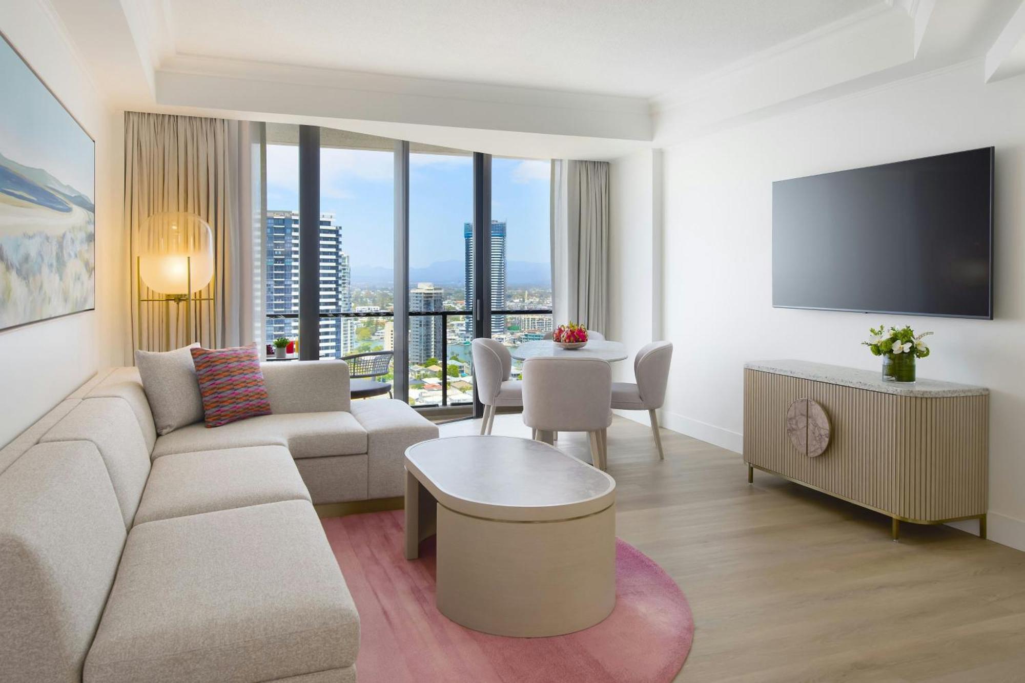 1 Bedroom Deluxe Suite King Sofa bed City view Balcony