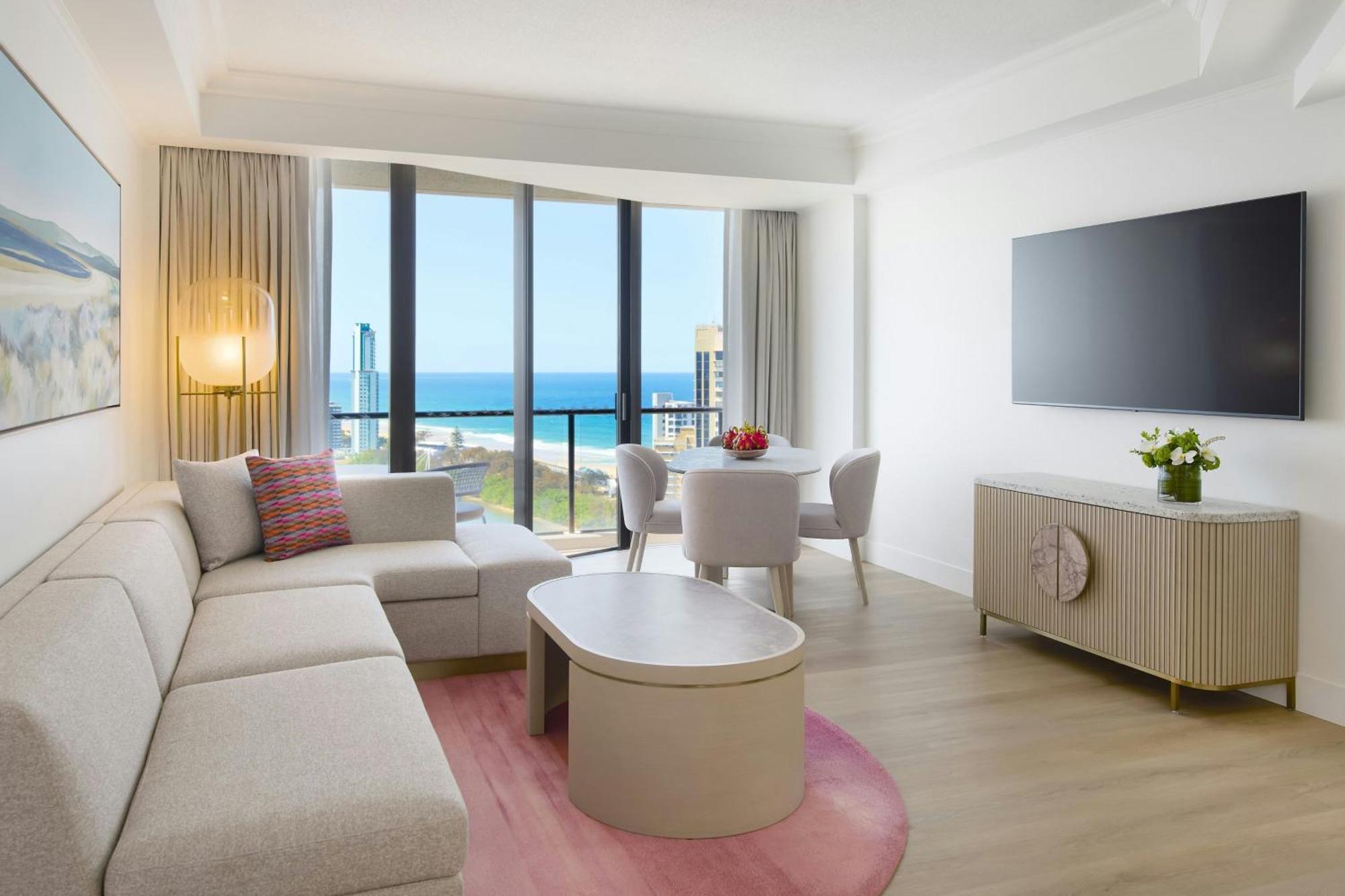 1 Bedroom Deluxe Suite King Sofa bed Lagoon view Balcony