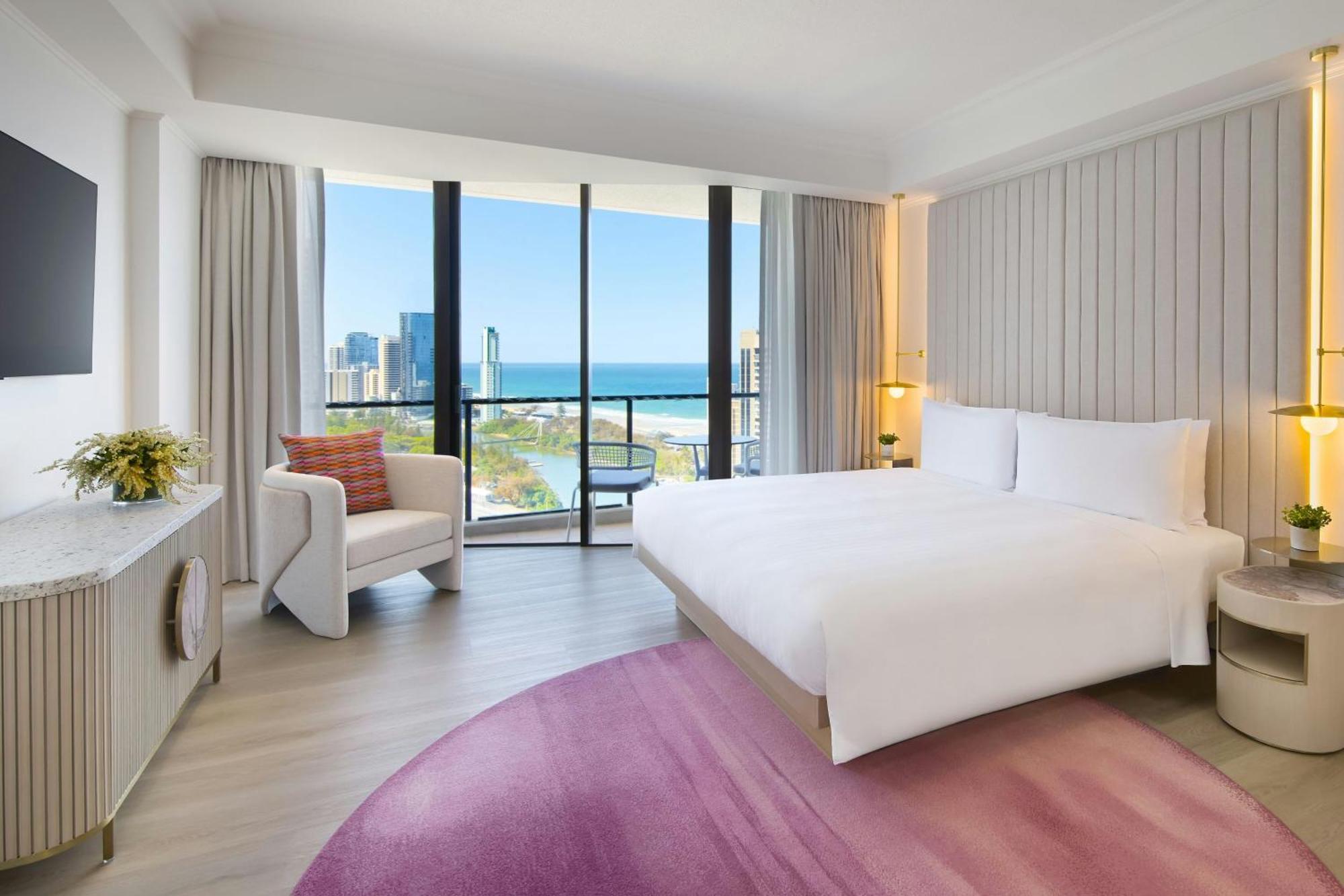 1 Bedroom Deluxe Suite King Sofa bed Lagoon view Balcony