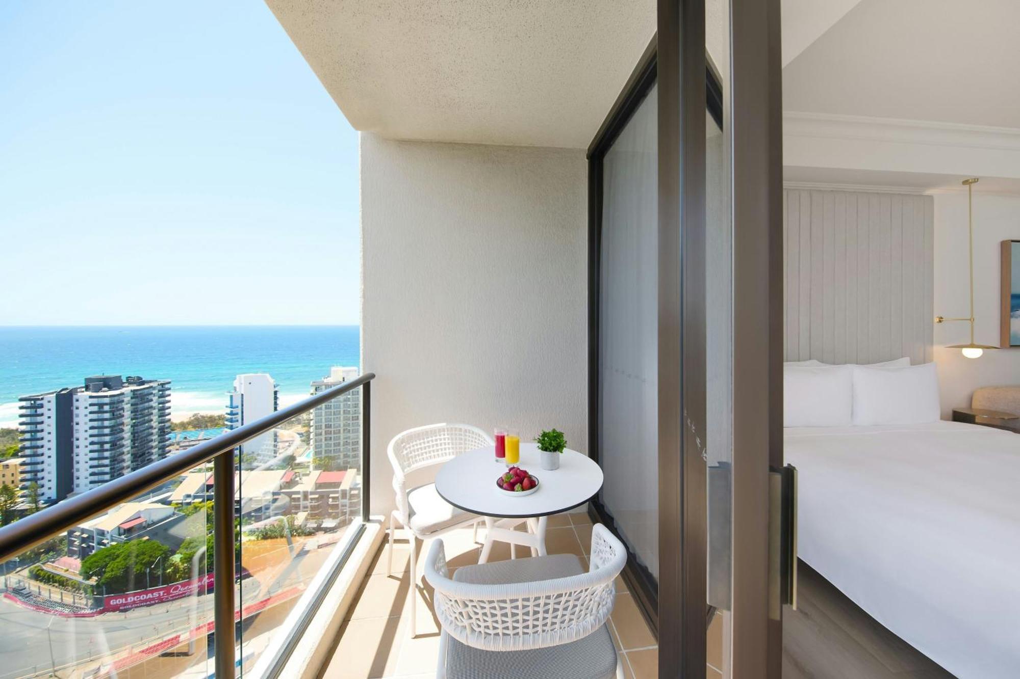 Deluxe Guest room King Sofa bed Lagoon view Balcony