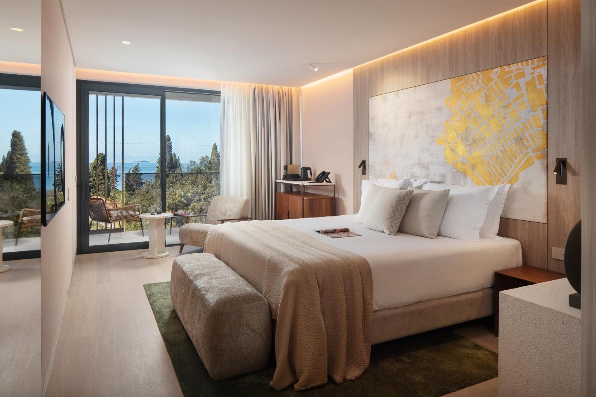 Deluxe Twin or Double Room Partial Sea View Balcony
