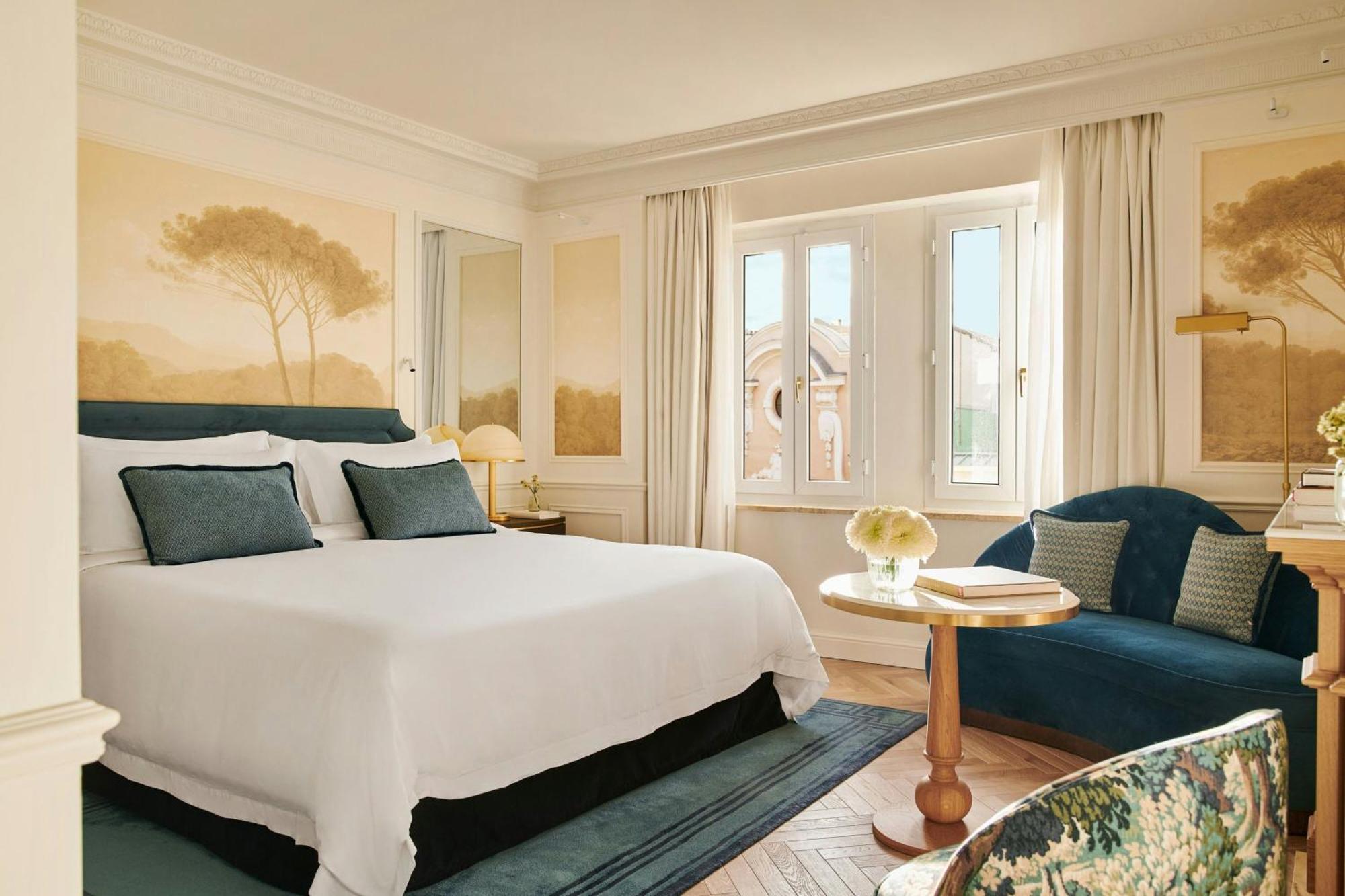Habitación Premium Cortes con cama extragrande y vistas al parlamento