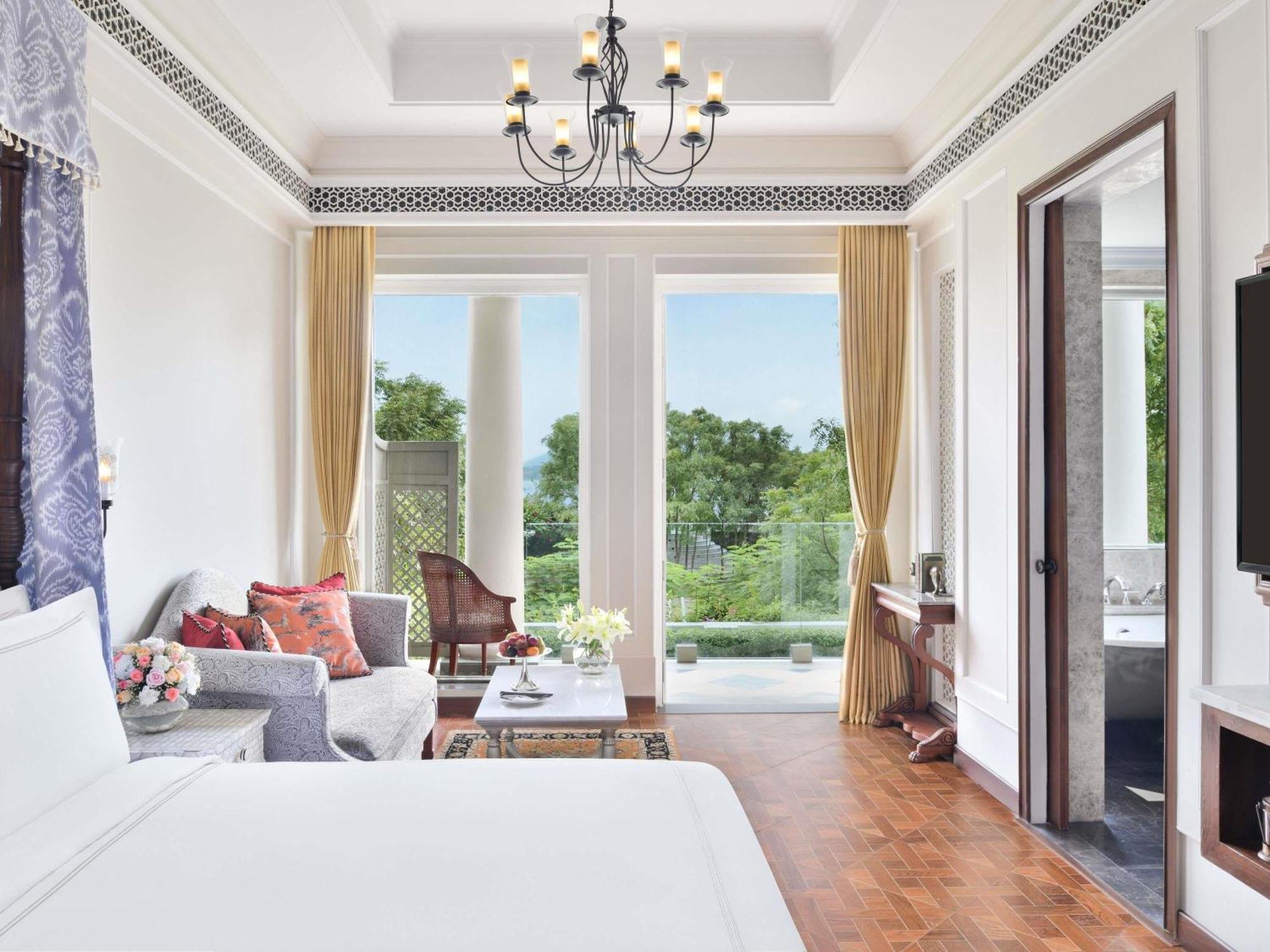 Flamingo Signature King Room with Garden View:15% off on Spa| soulful yoga| sacred Morning & Evening Aarti | nature-led and traditional experiences such as daily tea, curated walks, Bird Watching, Prana Garden, Folk Dance, Pottery, Mehendi & Astrolog