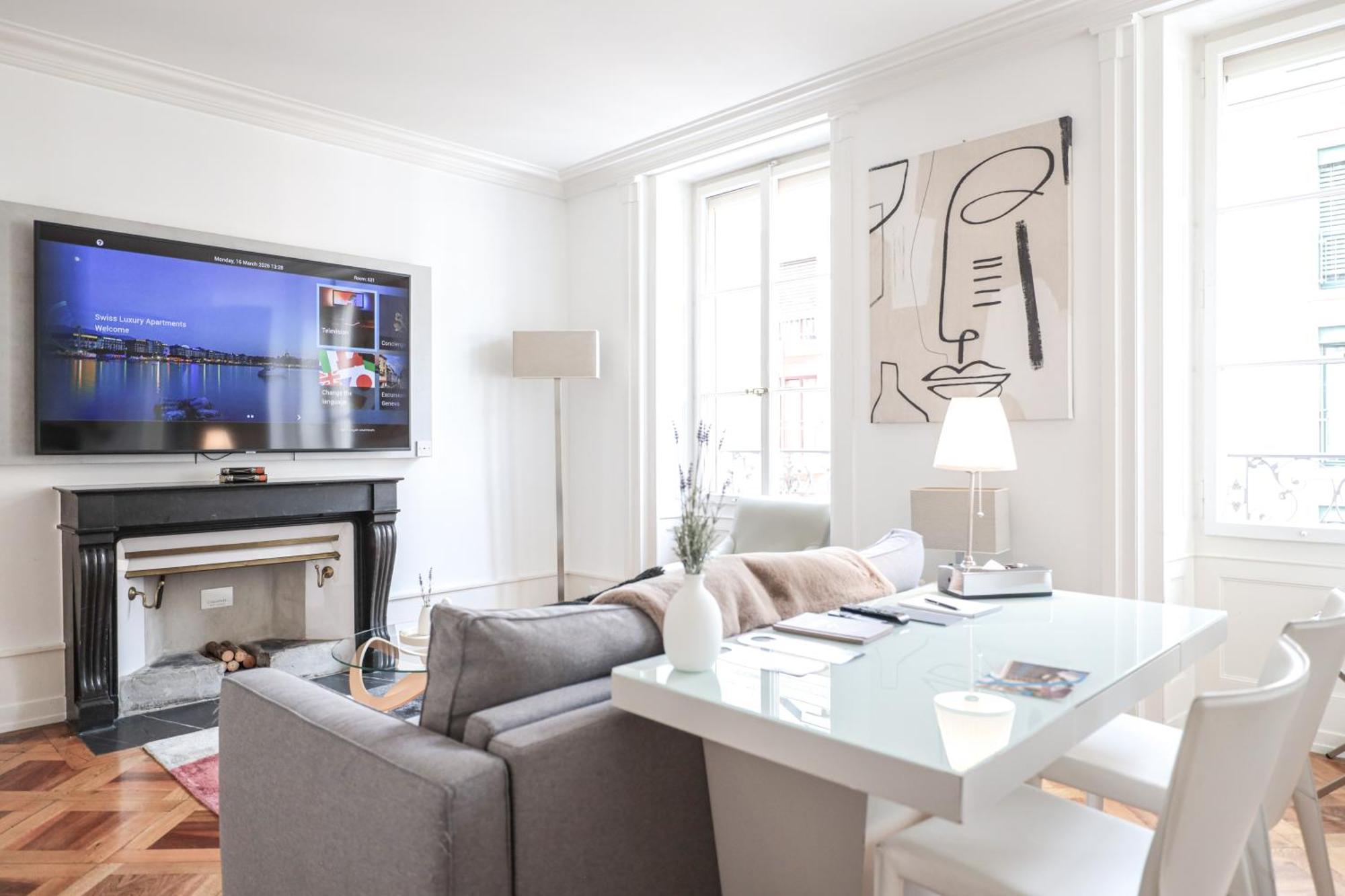 Deluxe One-Bedroom Apartment Air-conditioned 60 sqm