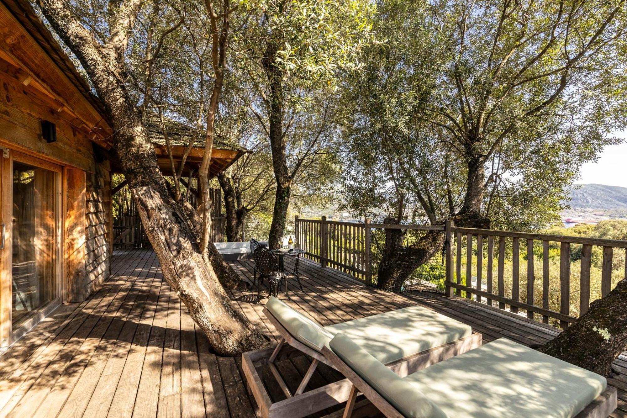 Cabane dans les Arbres avec Jacuzzi