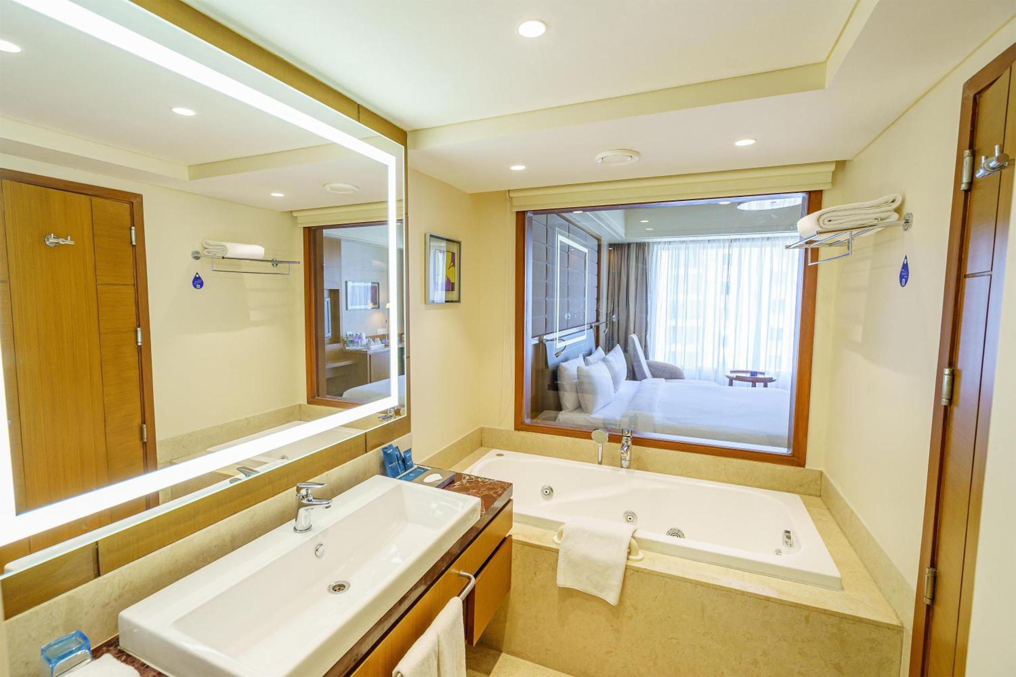 Double Room on Food & Soft Beverage Hotel Credit of INR 1000 on Food Soft Beverages Restaurants only Buy 1 1 on IMFL drinks from 1800 to 2000 Hrs Ethyl Bar