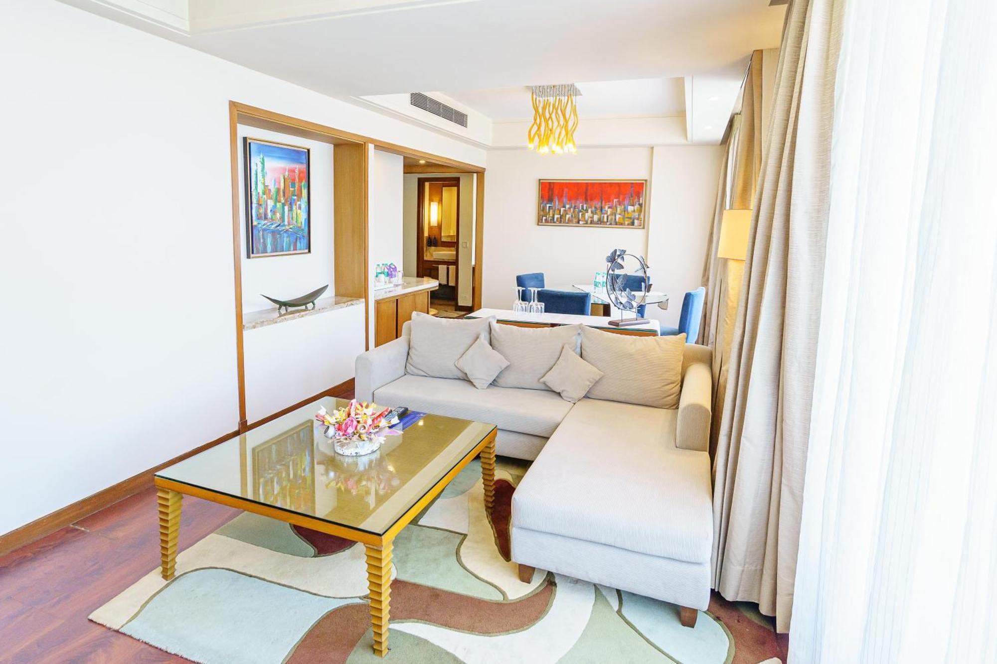 One-Bedroom Suite on Food & Soft Beverage Hotel Credit of INR 1000 on Food Soft Beverages Restaurants only Buy 1 1 on IMFL drinks from 1800 to 2000 Hrs Ethyl Bar
