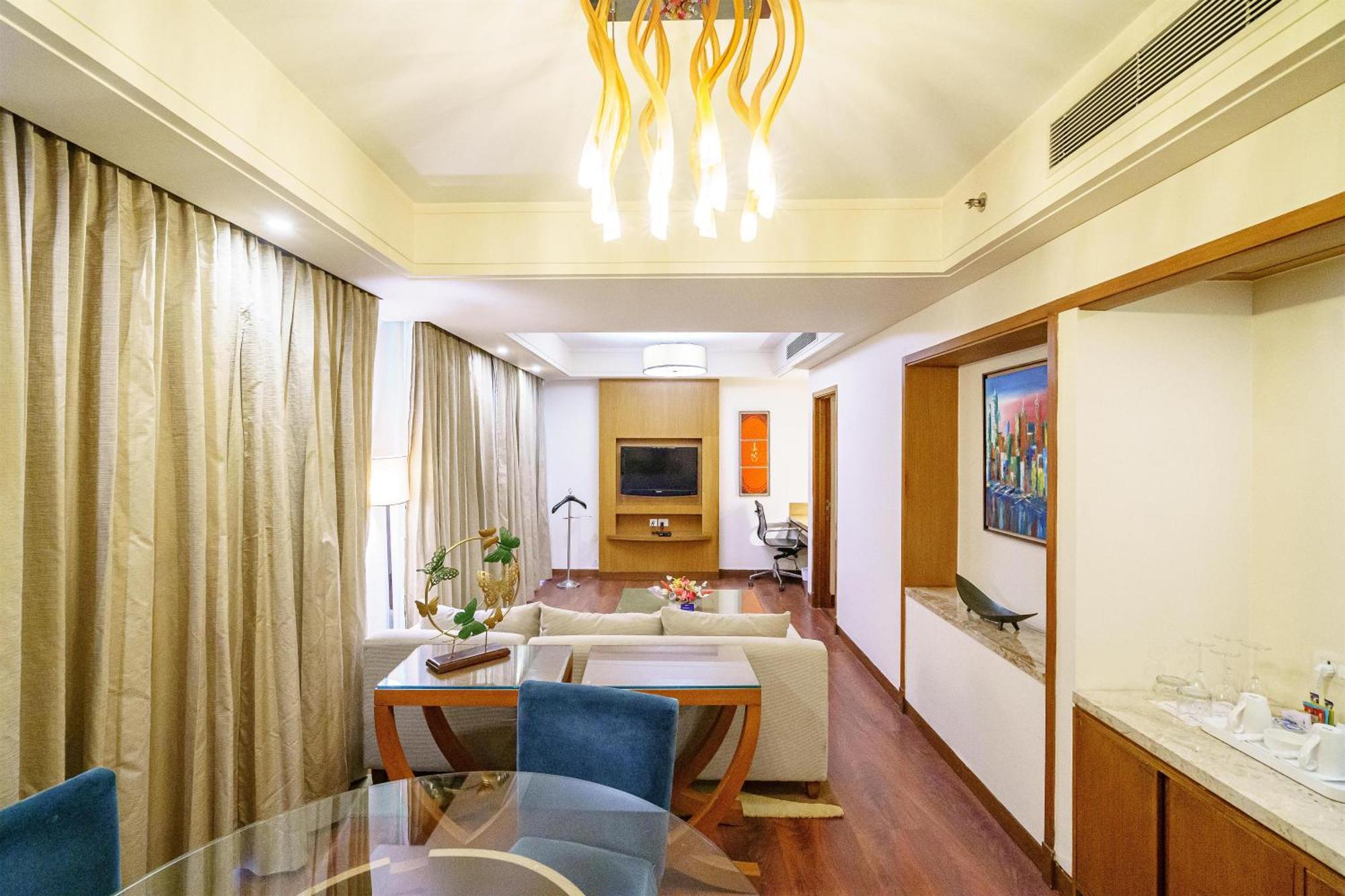 One-Bedroom Suite on Food & Soft Beverage Hotel Credit of INR 1000 on Food Soft Beverages Restaurants only Buy 1 1 on IMFL drinks from 1800 to 2000 Hrs Ethyl Bar