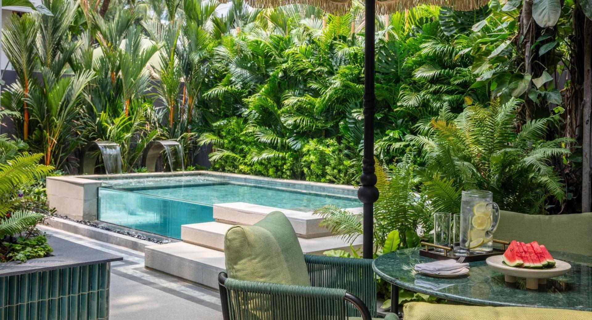 Poolvilla mit 2 Schlafzimmern und Garten