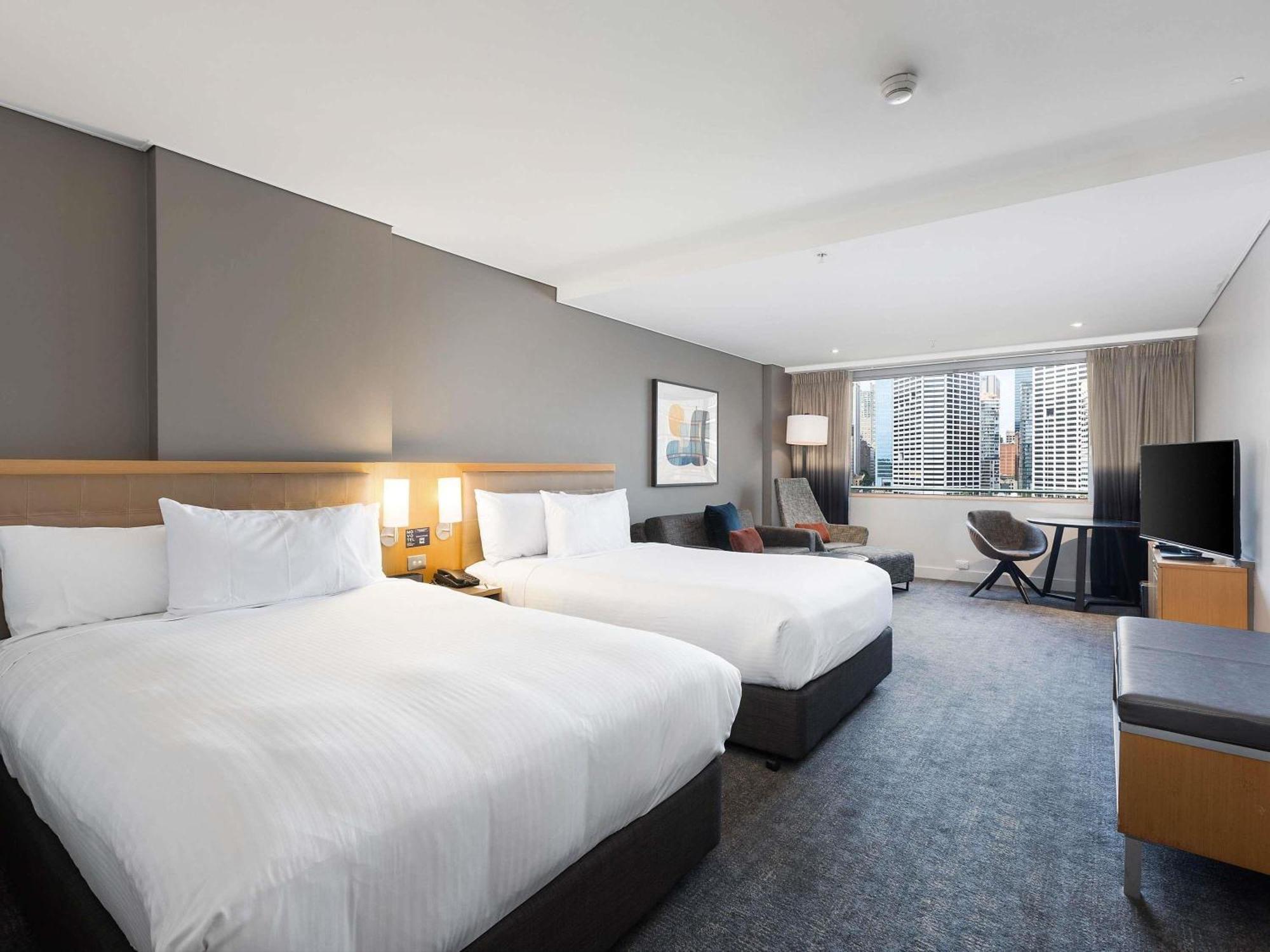 Executive Room 2 Double Beds City Skyline